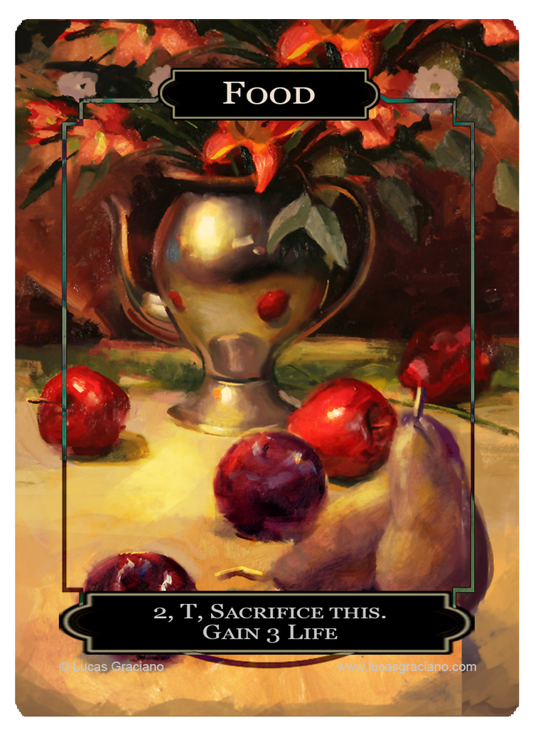 Food - TOKEN 3  The Art of Lucas Graciano