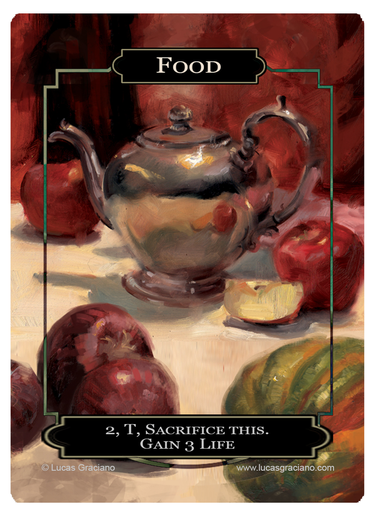 Food 1 - TOKEN  The Art of Lucas Graciano