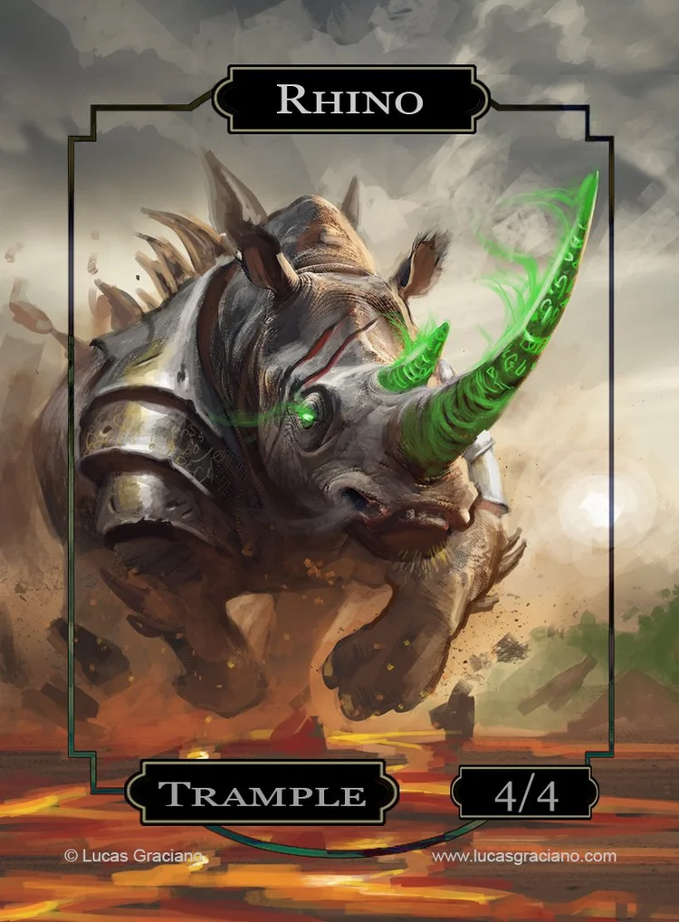 Rhino 1 - TOKEN The Art of Lucas Graciano Rhino 1 - TOKEN The Art of Lucas Graciano
