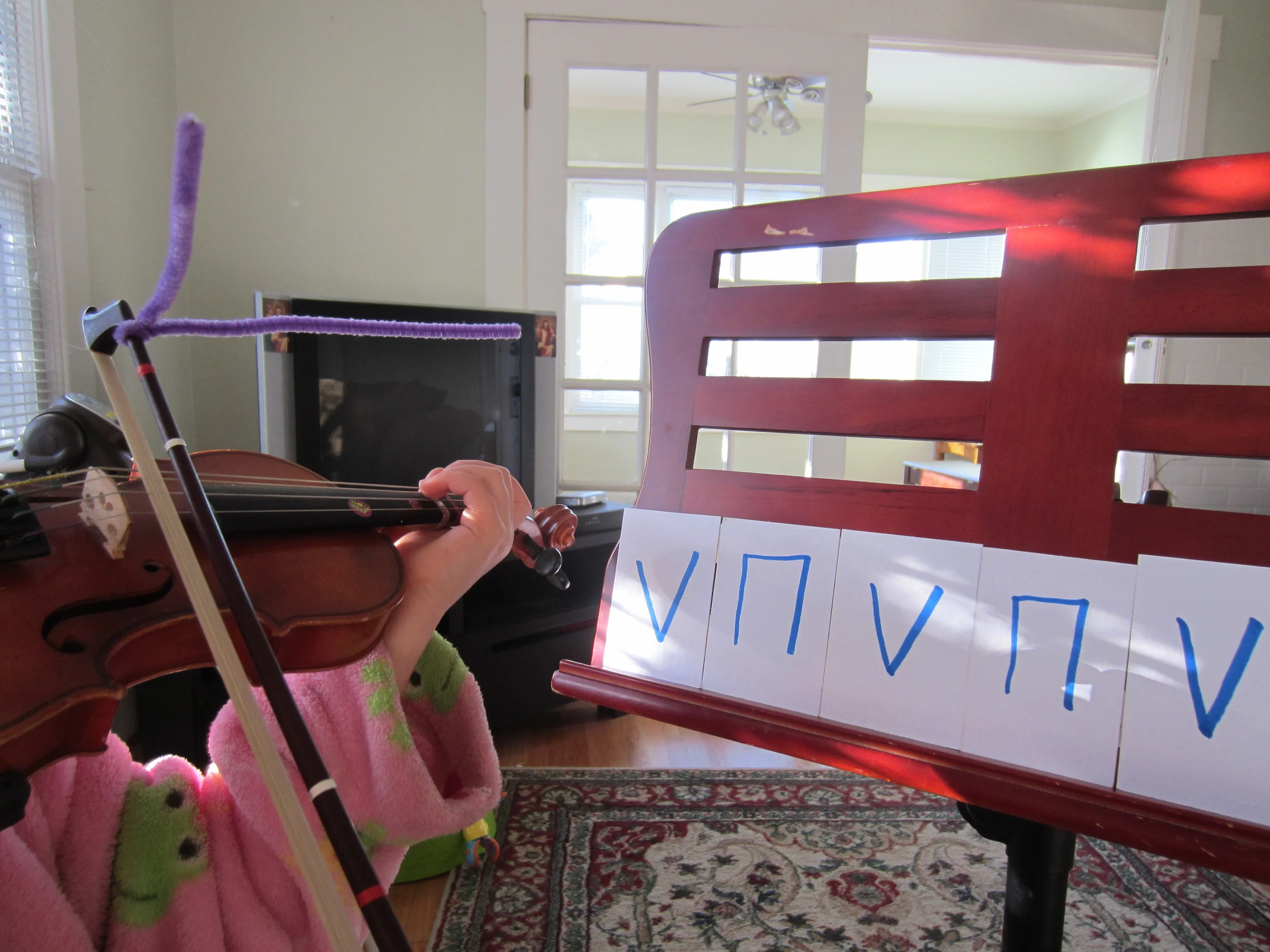 Violin Bow Hand Strategy (Up and Down Bow)