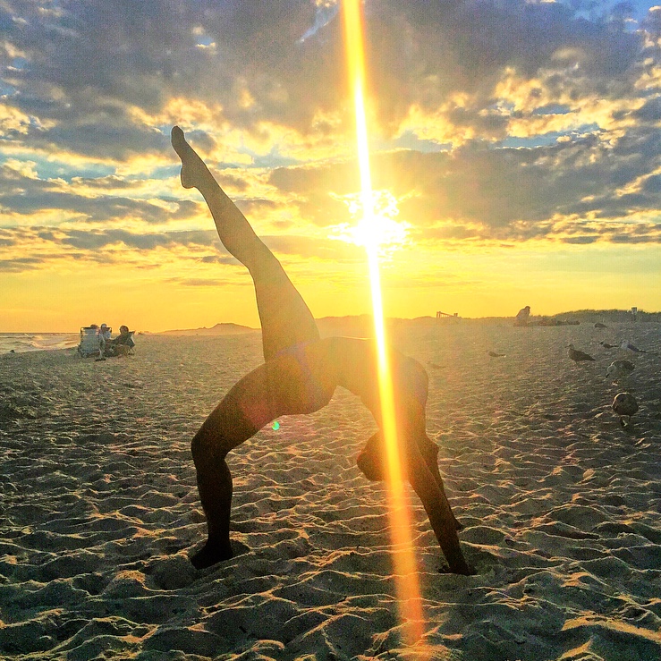 YOGA ON THE BEACH