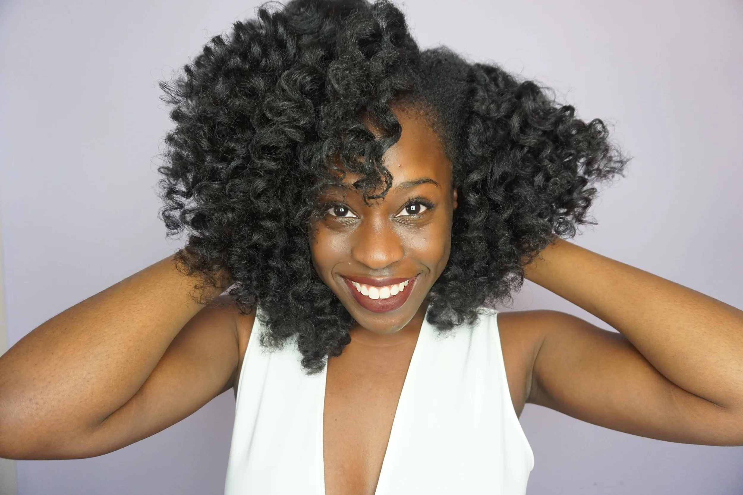 How to: Wand Curl Kinky HerGivenHair Natural Hair Extensions