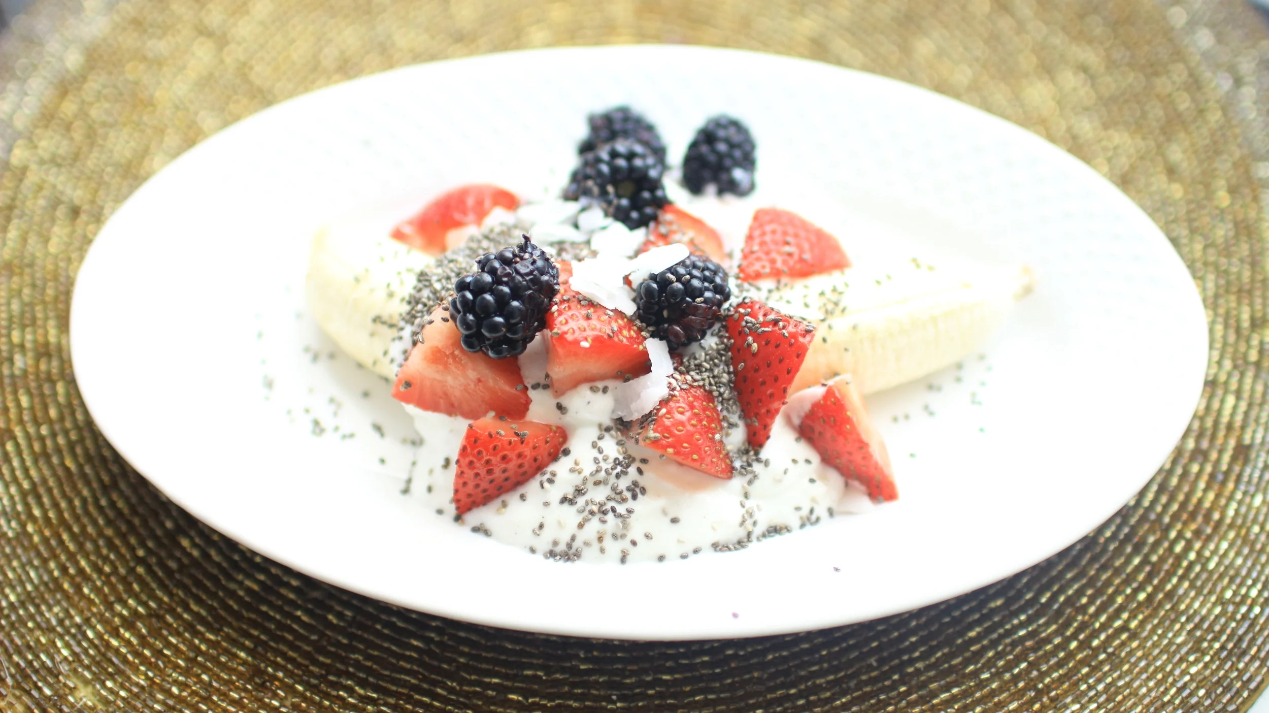 HEALTHY BANANA SPLIT !