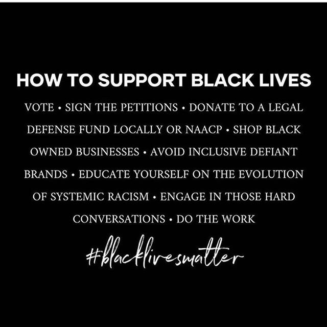Educate yourself Sis! Please swipe to learn how to support your community! 💕 #blackouttuesday !