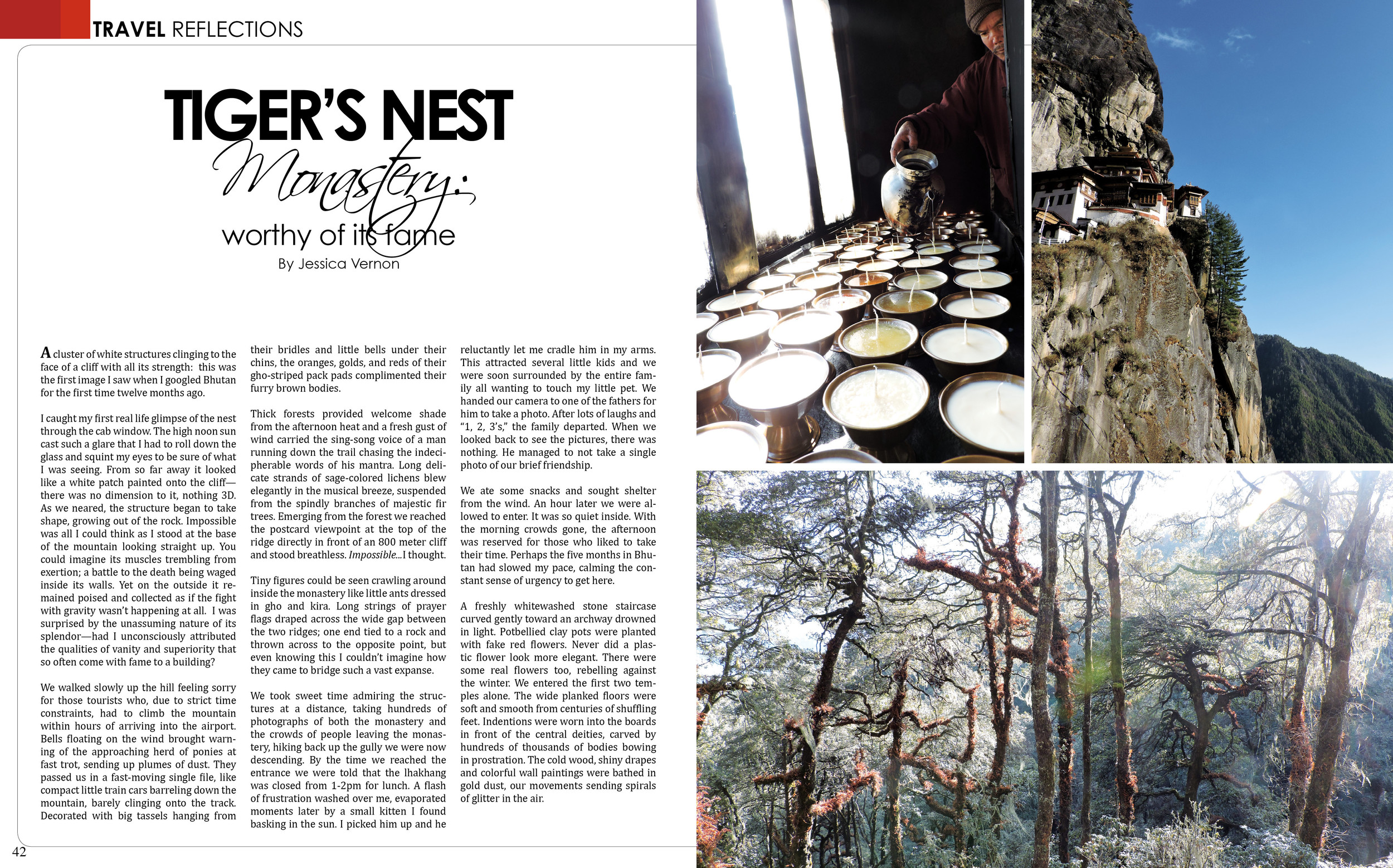 April/May 2015: Tiger's Nest, Worthy of its Fame