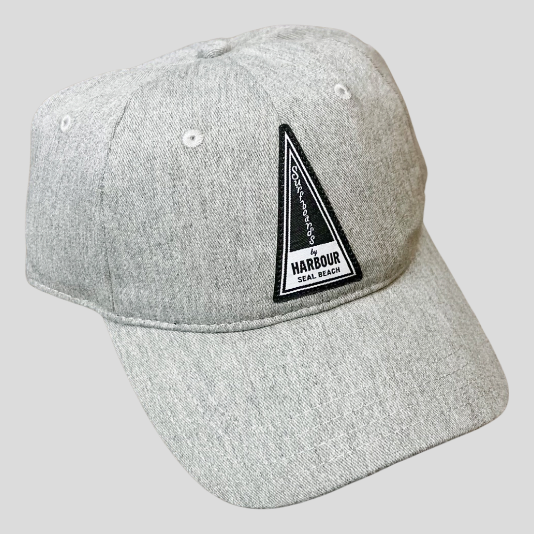 Triangle dad cap - heather twill
