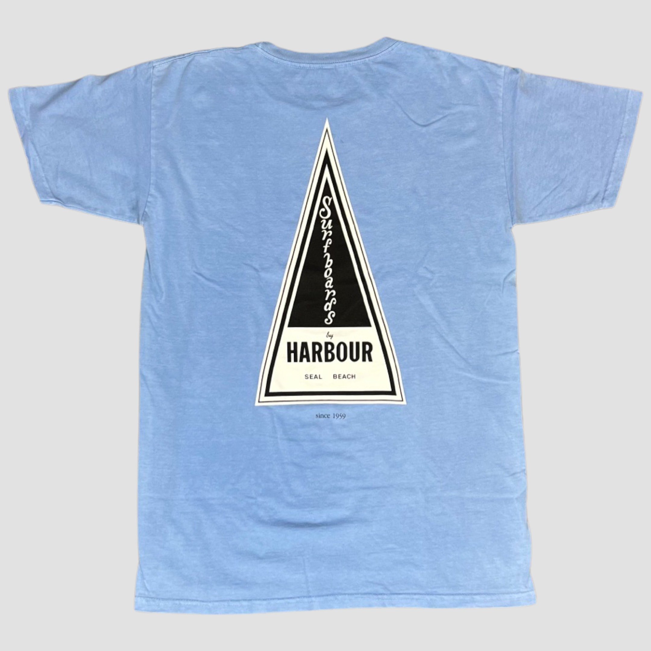 DYED TRIANGLE TEE - ATLANTIC BLUE
