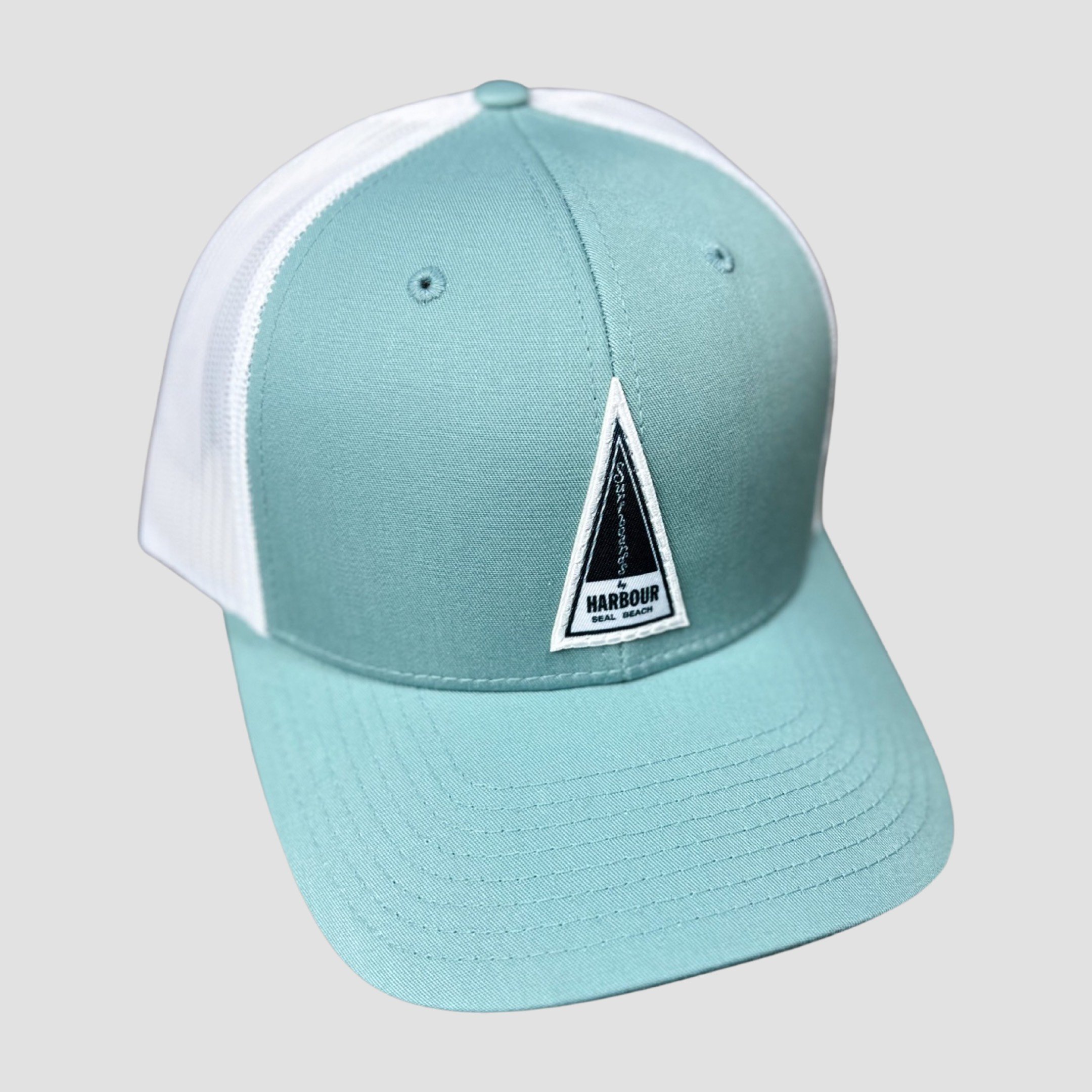 Triangle Trucker - Smoke Blue/White