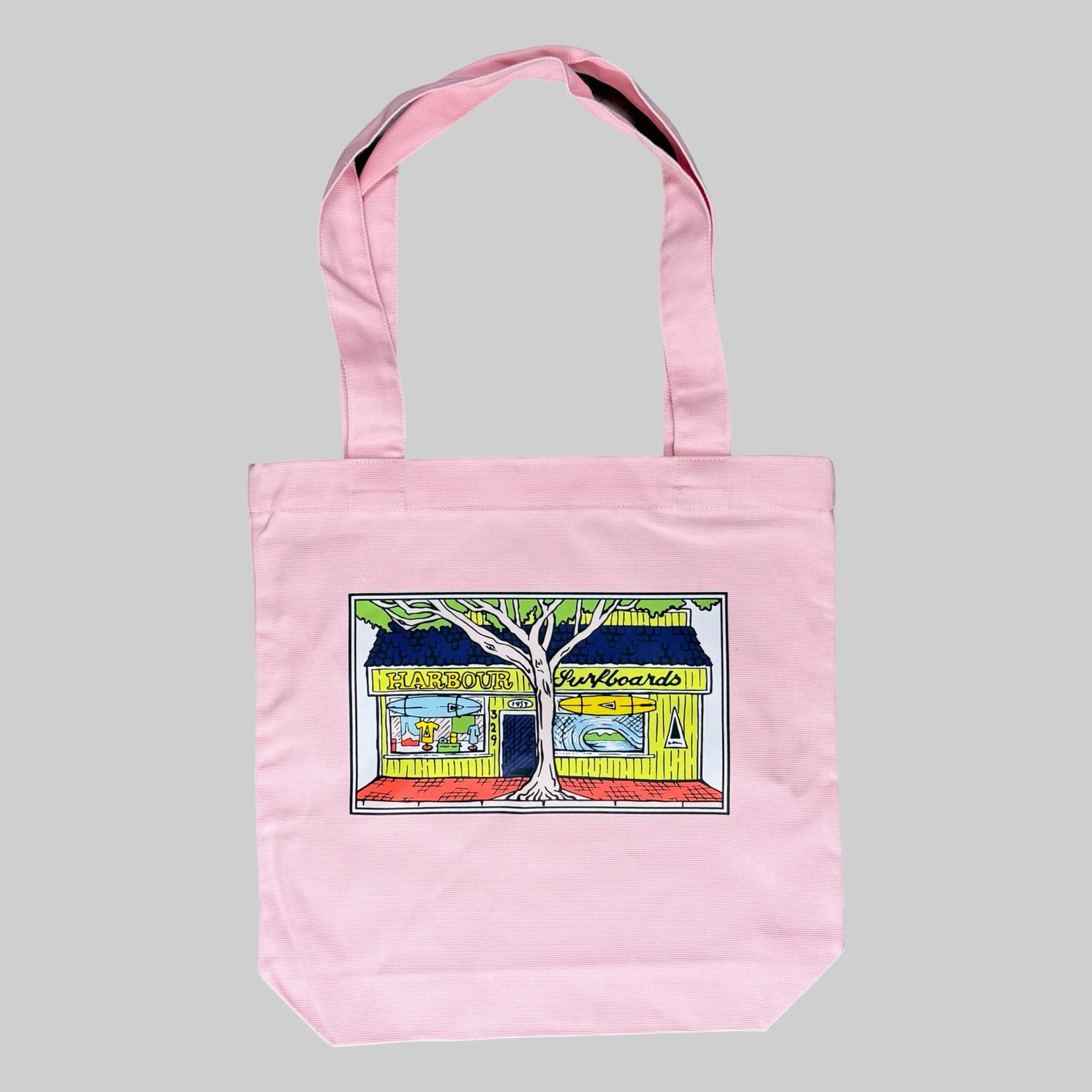 storefront tote bag - pink