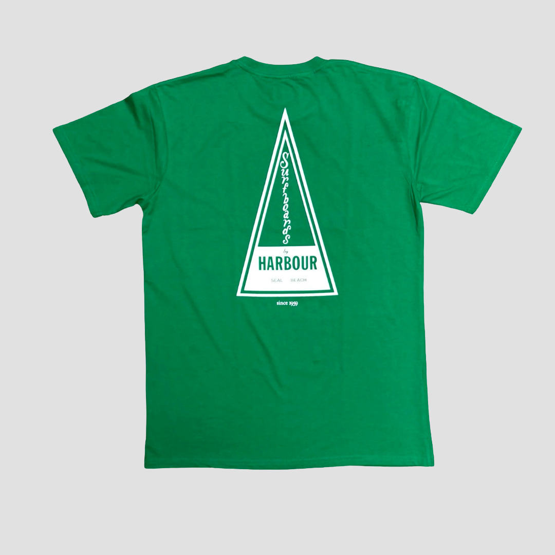 TRIANGLE TEE - SHAMROCK GREEN