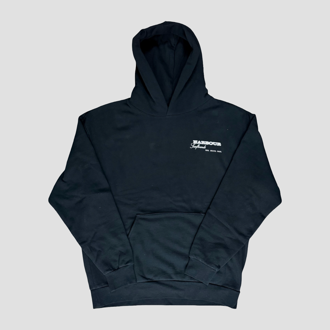 triangle hooded sweatshirt - black