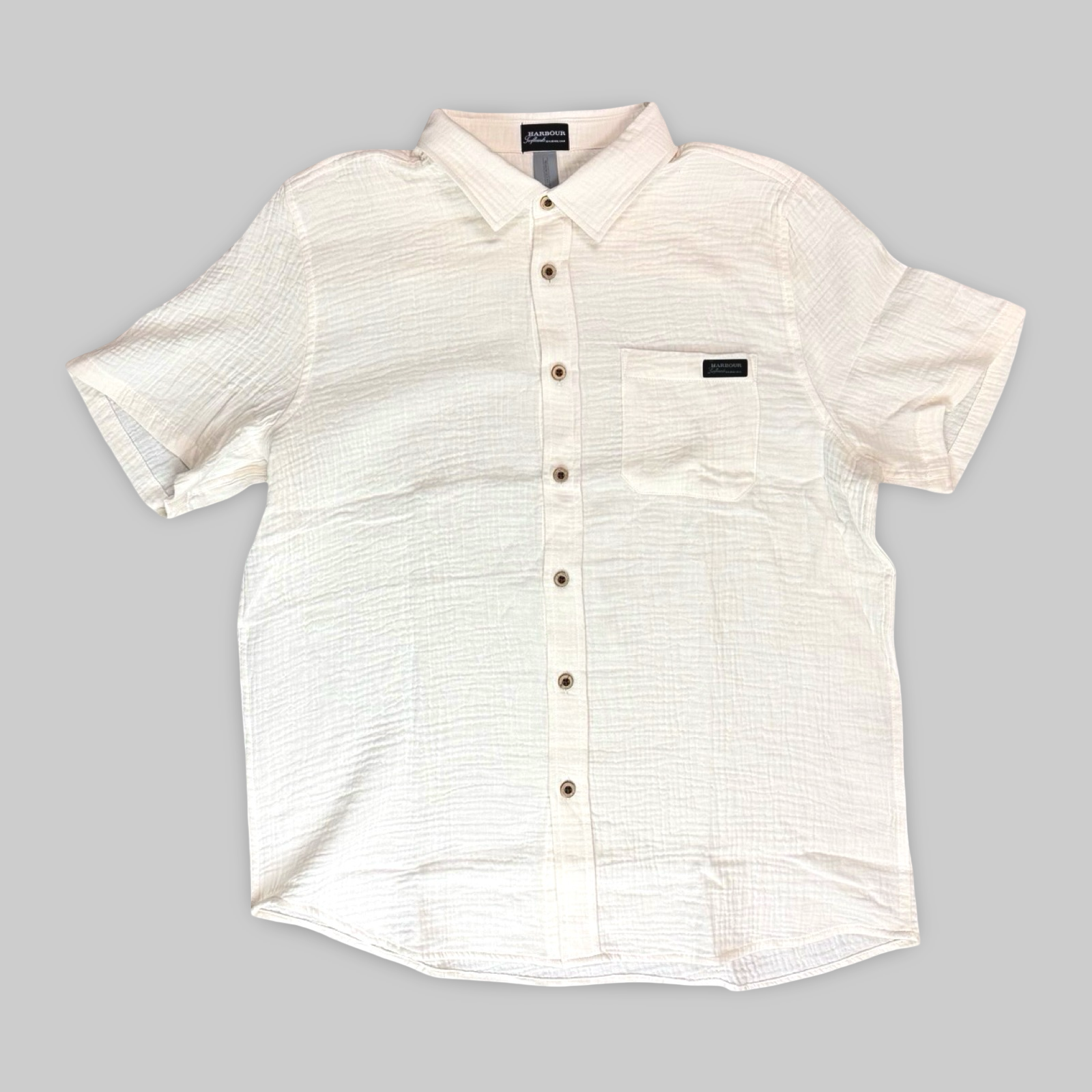 Gleason s/s woven - stone