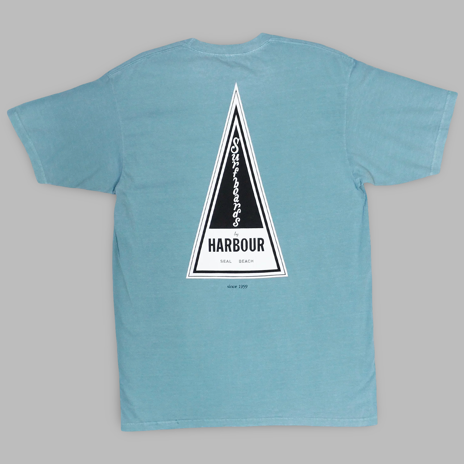 dyed triangle tee - mint