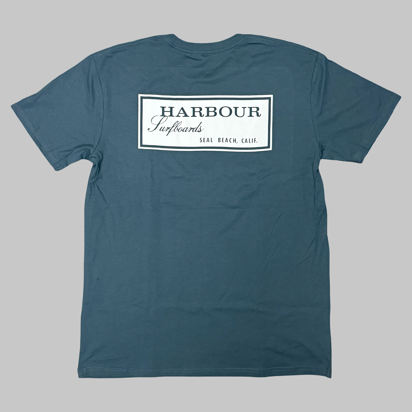 rectangle fill tee - petrol blue