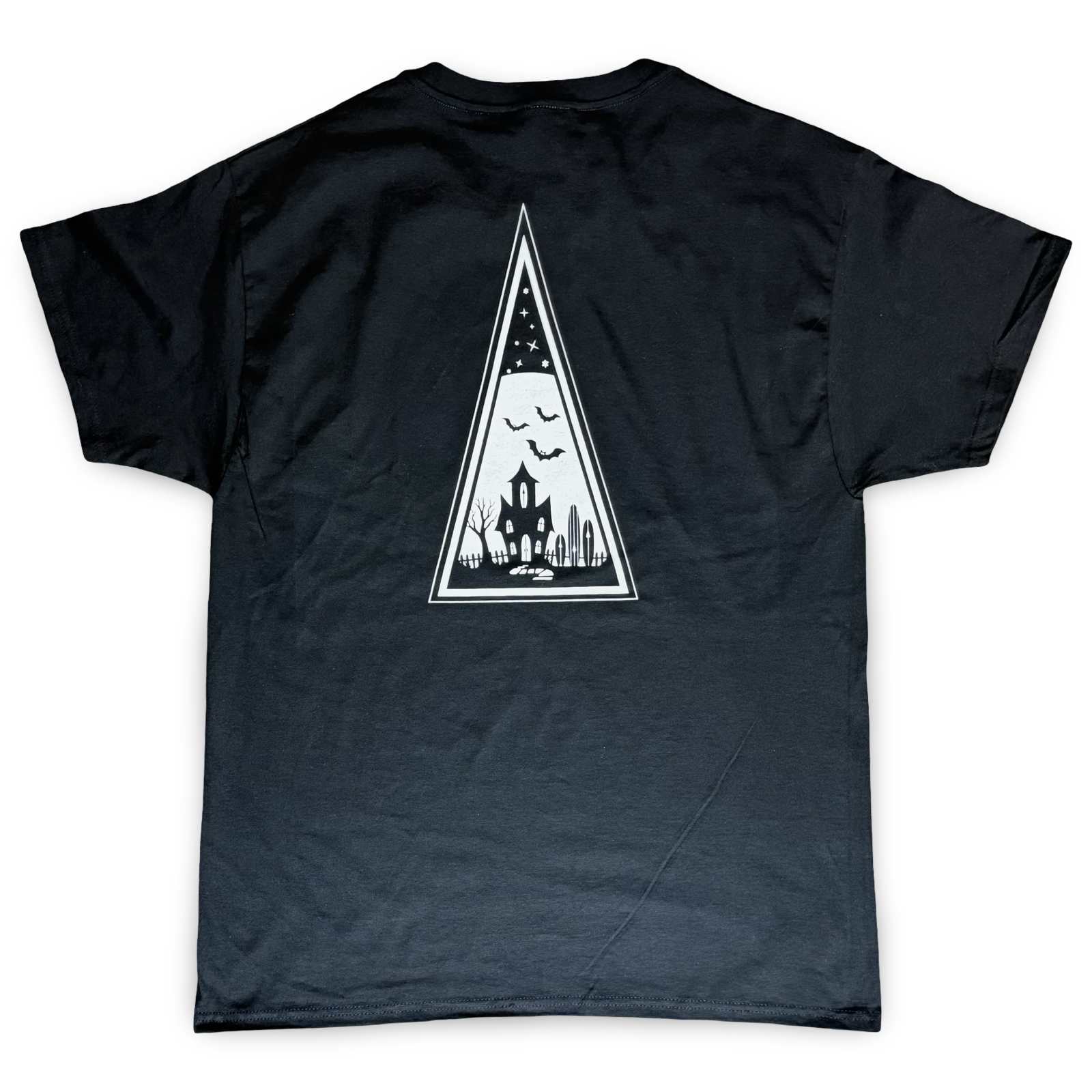 Youth Haunted Triangle Tee - midnight black