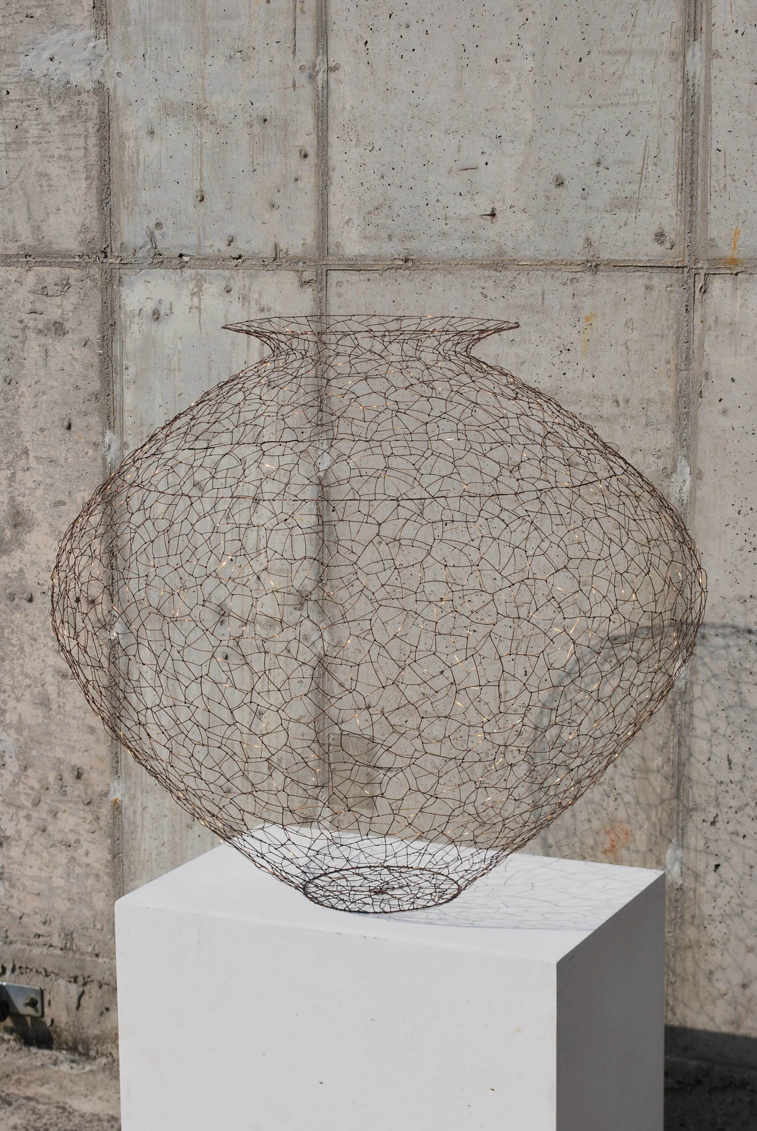 The Pot13180,copper wire,80x80x75cm,2013.JPG
