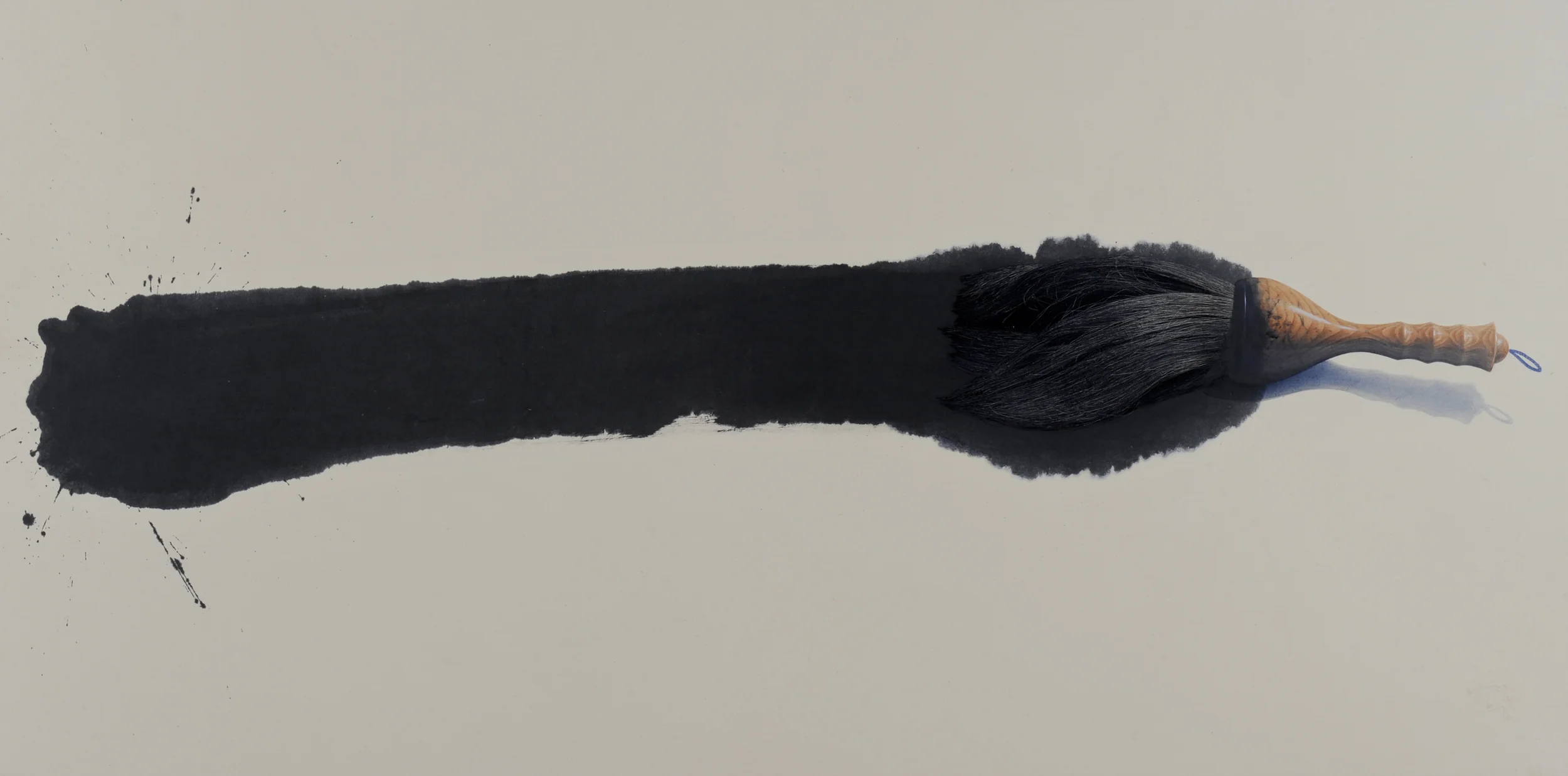 1)BRUSH  Oil on Korean Paper 100×200cm 2012..jpg