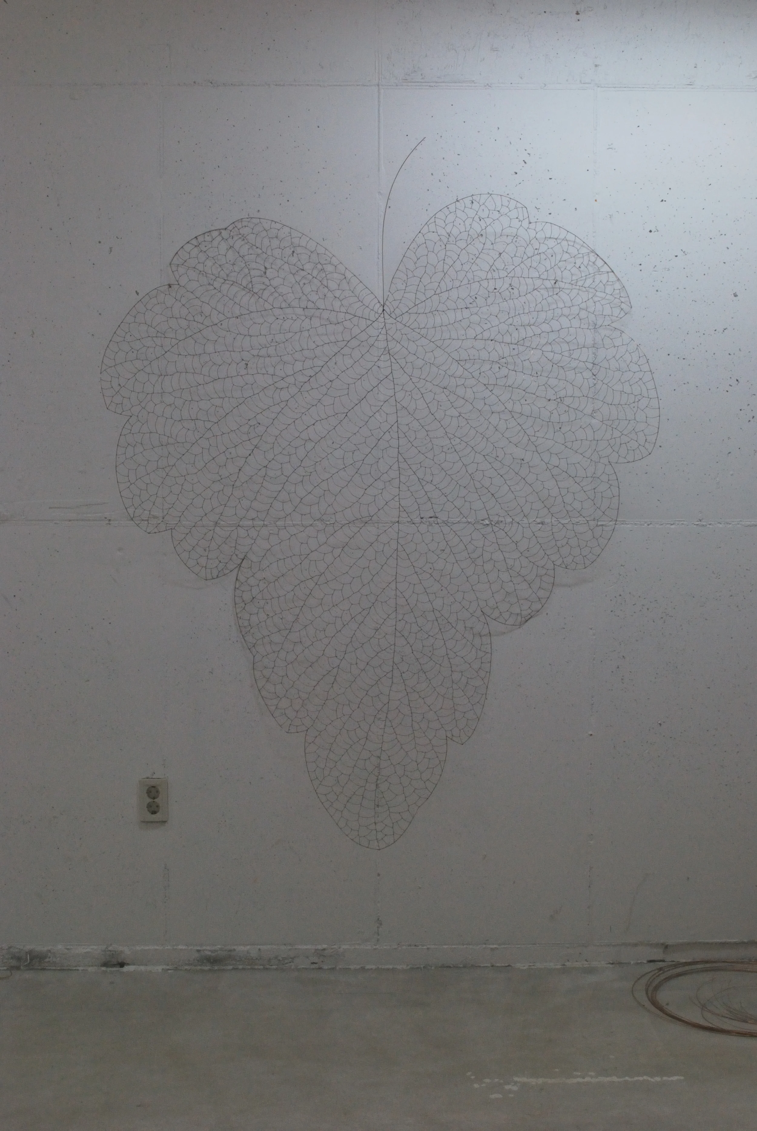 The Leaf98150,copper wire, 150x180cm,2009.JPG