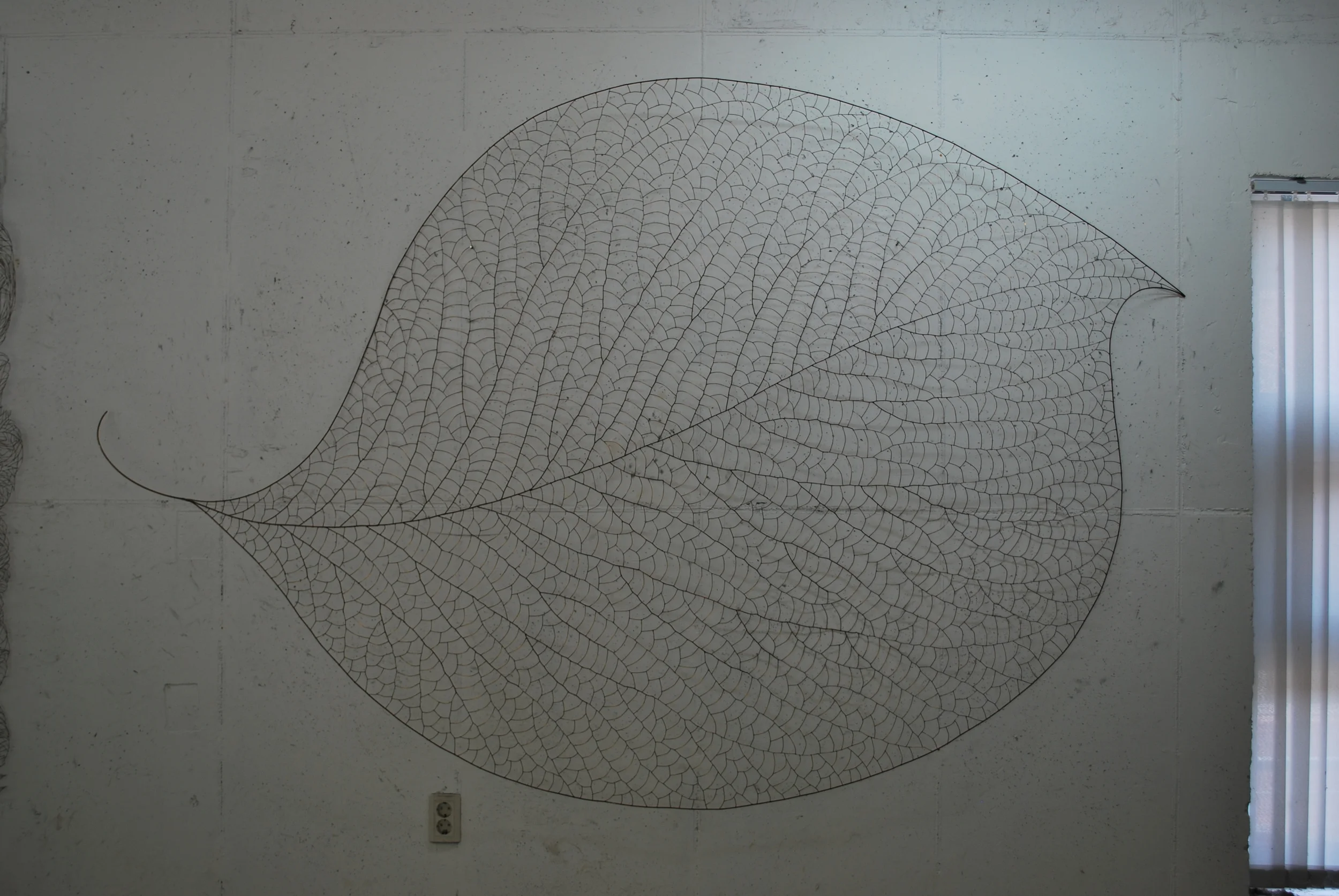The Leaf105180,copper wire,180x270cm,2010.JPG