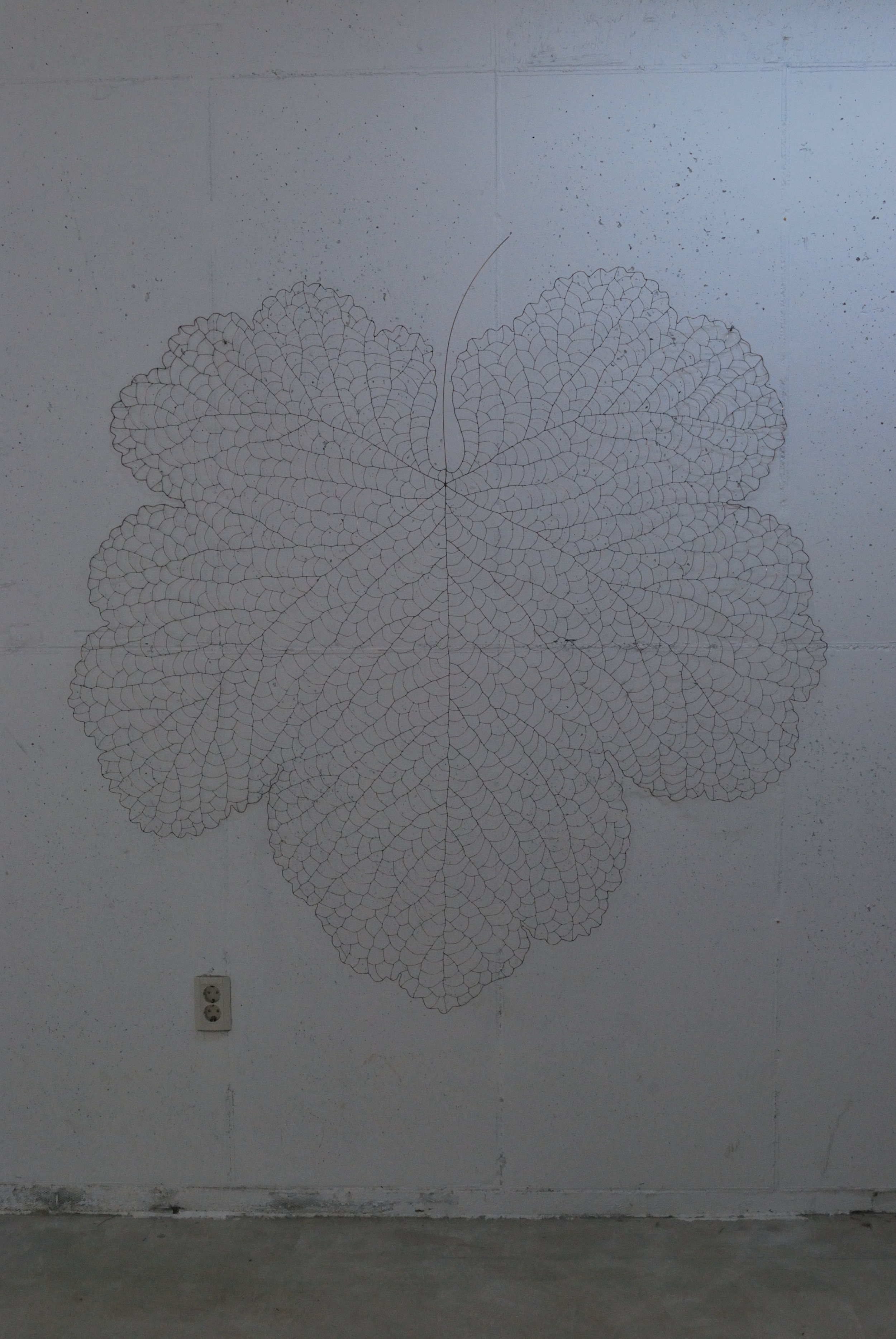 .The Leaf94160, copper wire, 160x116x10cm, 2009,1200만원.JPG
