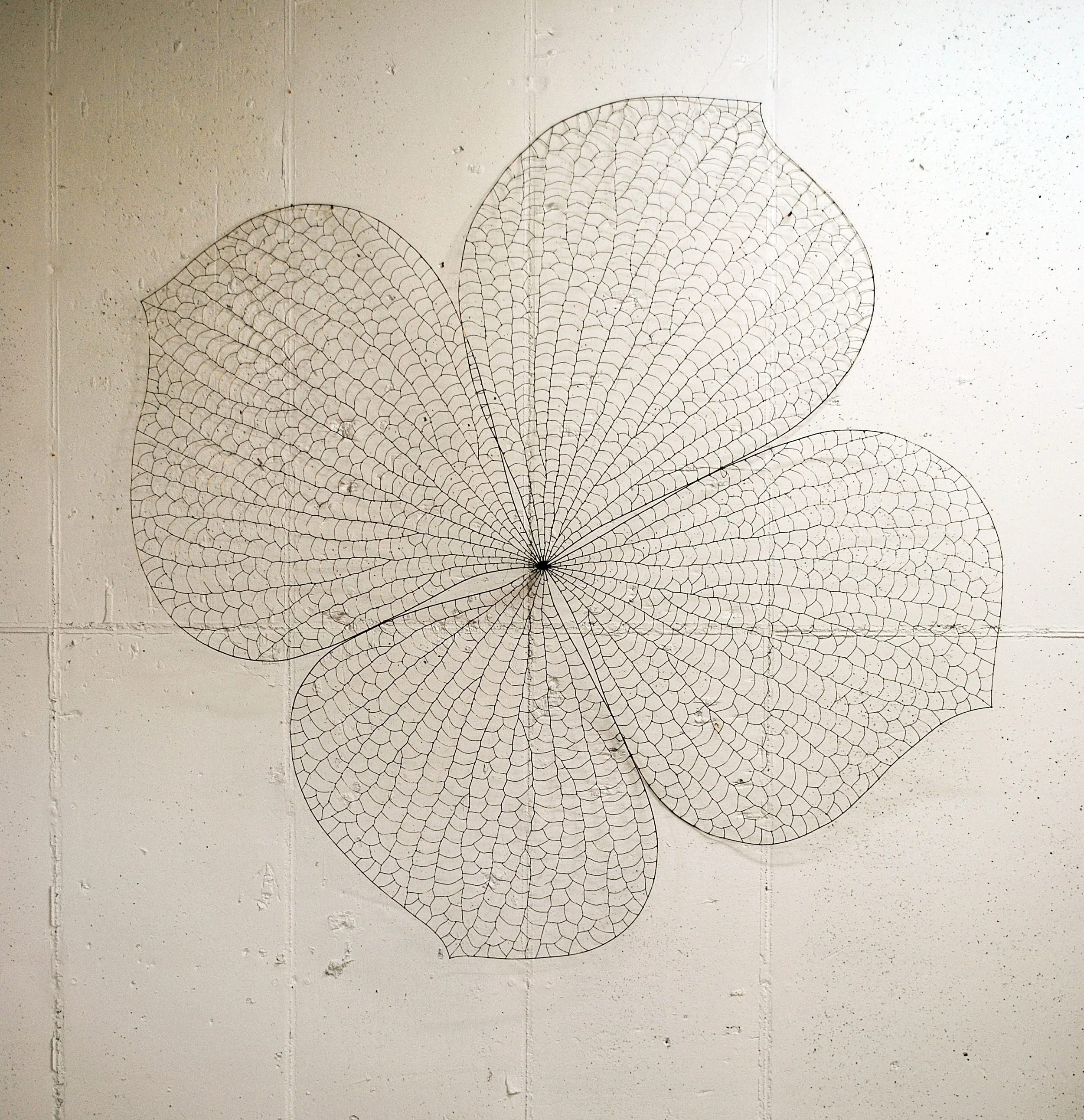 The Flower131150,copper wire,150x150x10cm,2013.JPG
