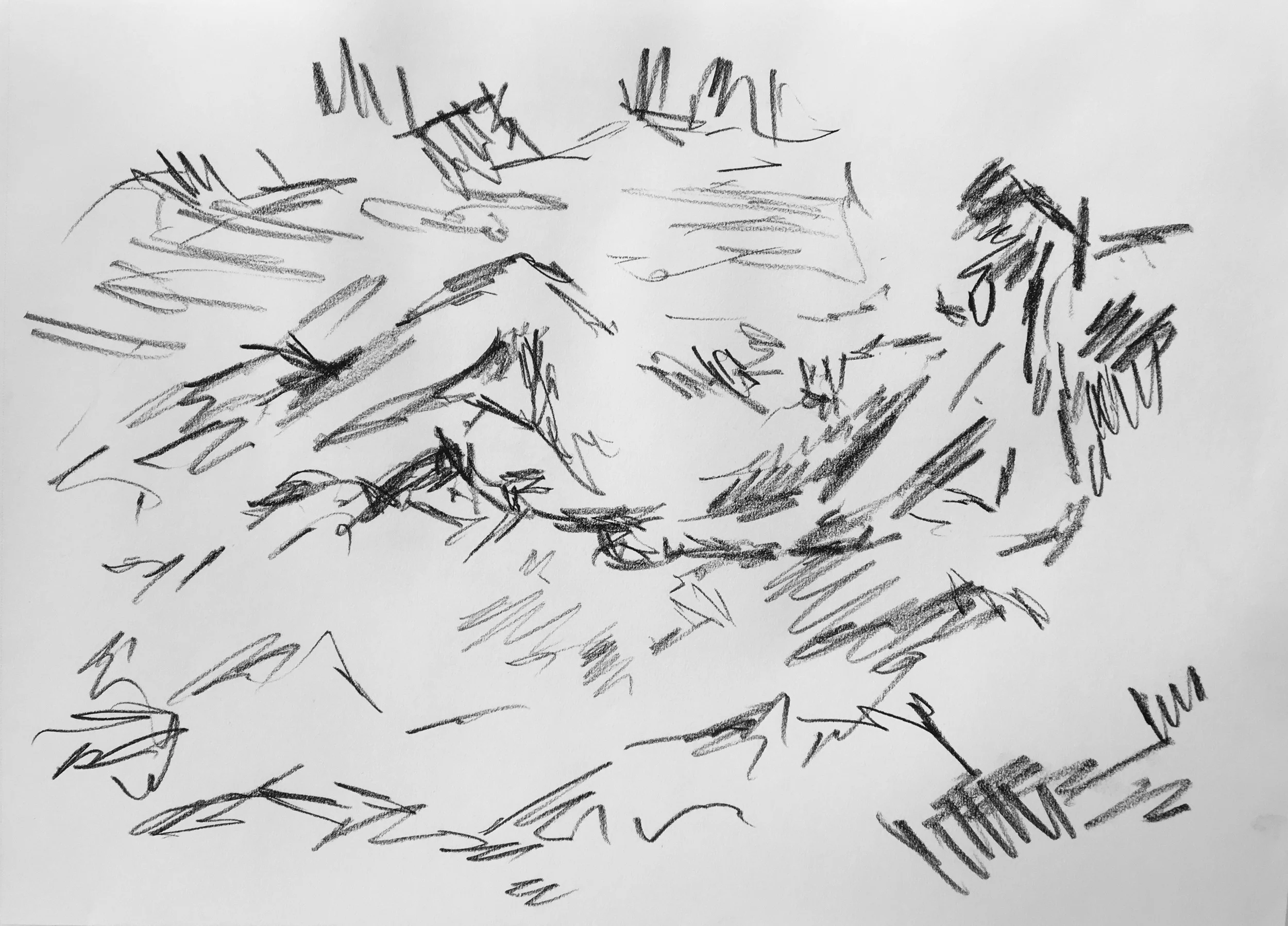 Conté Crayon on Paper - 29x42 cm