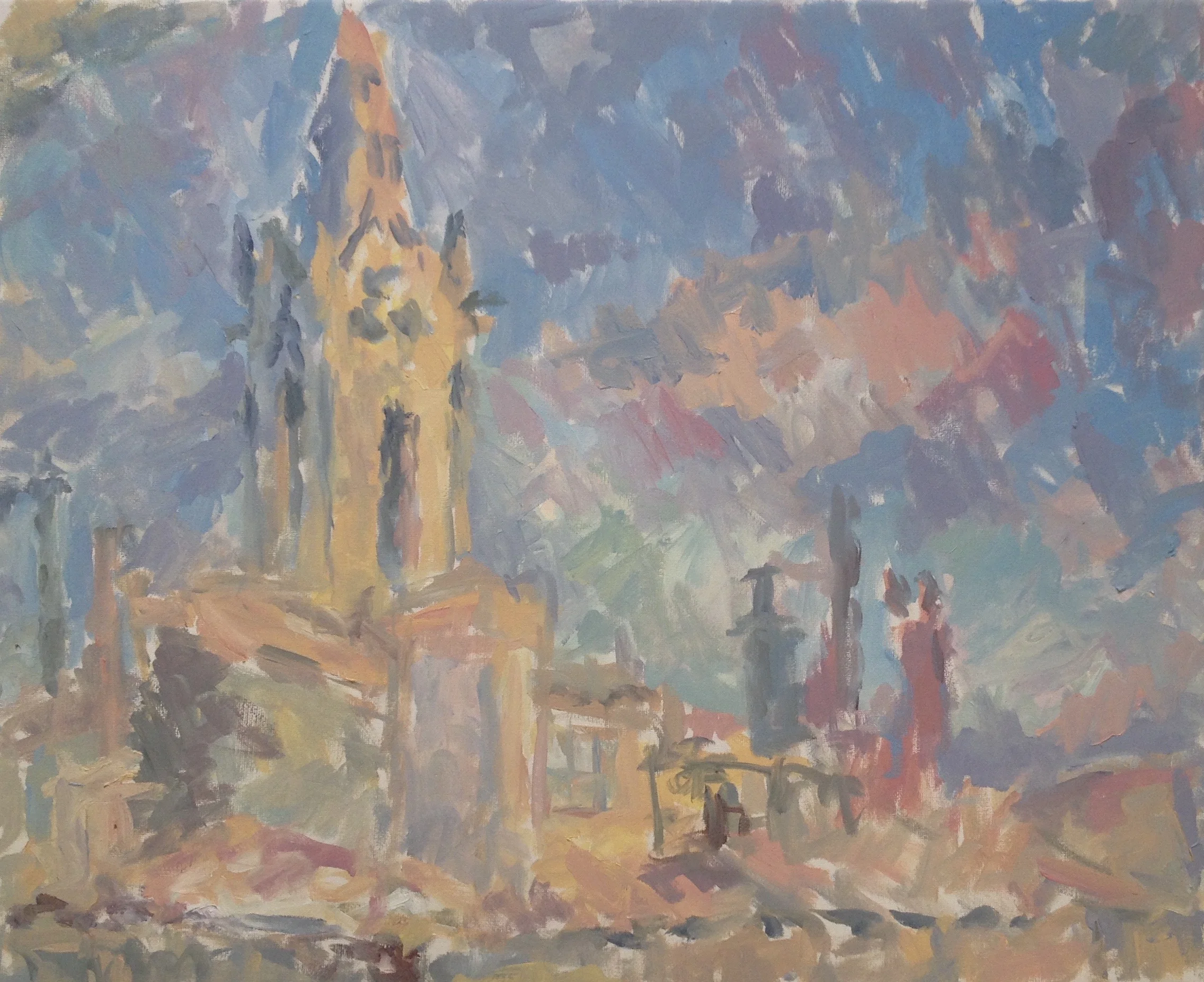 Oil on Canvas - 46 x 55 cm