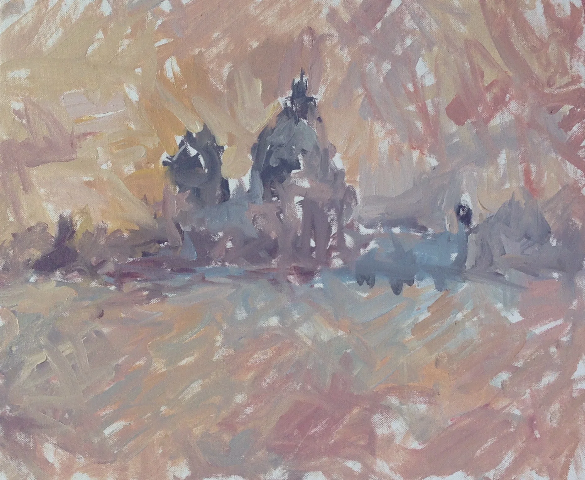 Oil on Canvas - 38 x 46 cm