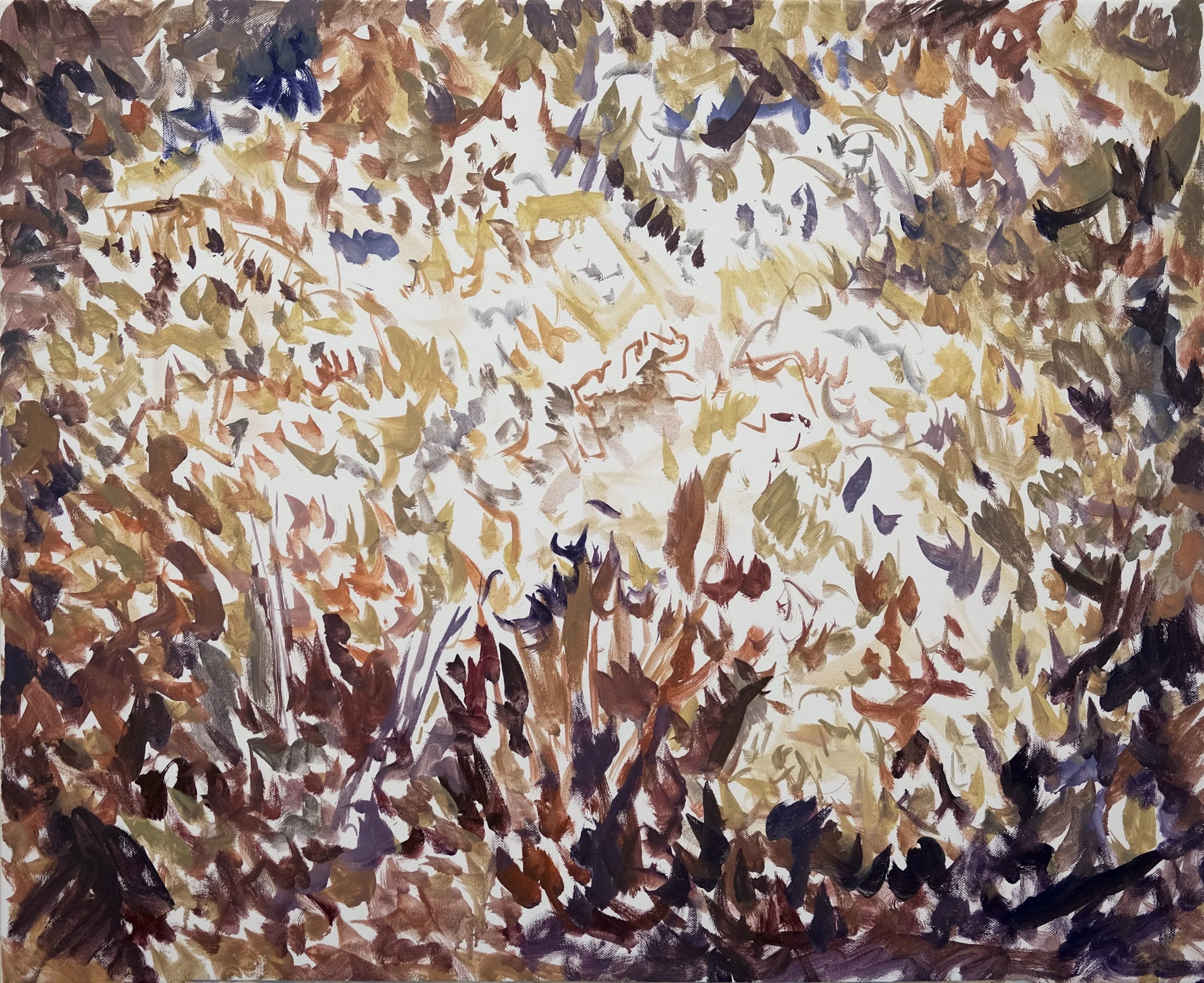  O’Neill Cushman oil painting en plain air Quince Trees Cognassier series Marchutz School artist landscape painter 