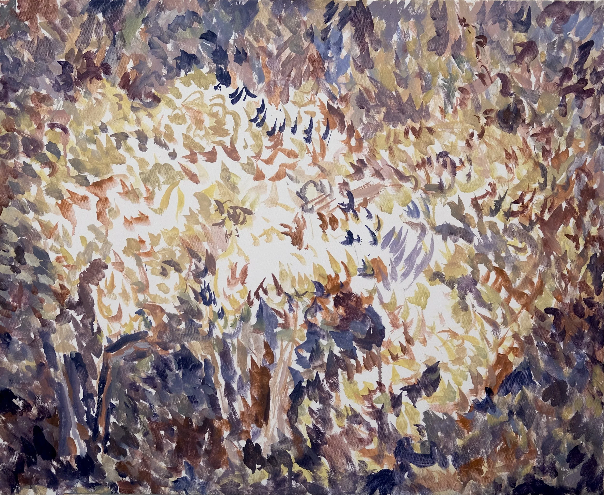  O’Neill Cushman oil painting en plain air Quince Trees Cognassier series Marchutz School artist landscape painter 