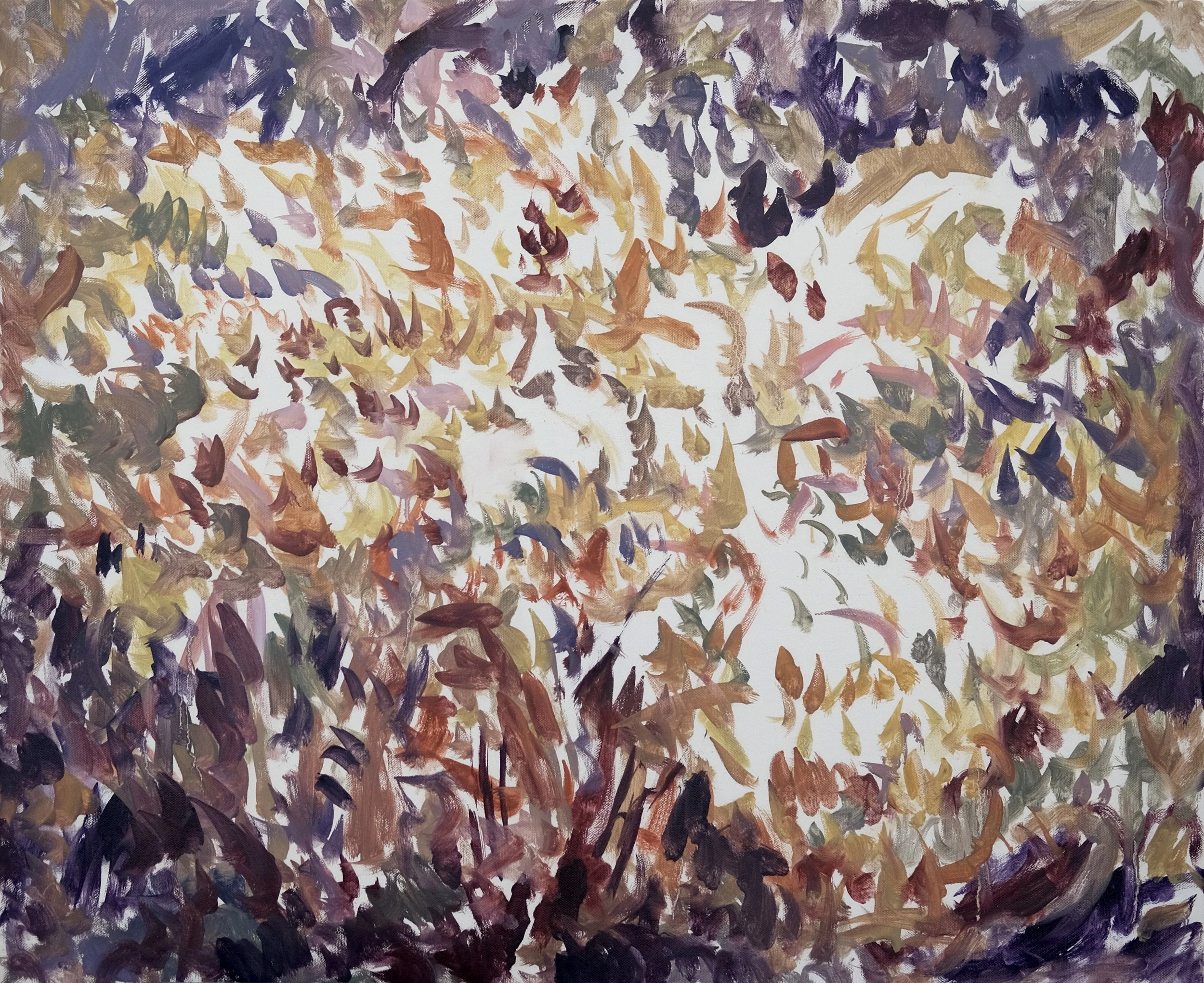  O’Neill Cushman oil painting en plain air Quince Trees Cognassier series Marchutz School artist landscape painter 