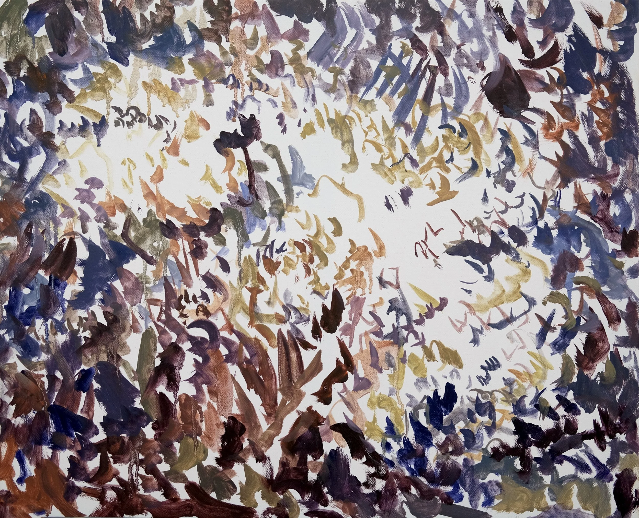  O’Neill Cushman oil painting en plain air Quince Trees Cognassier series Marchutz School artist landscape painter 