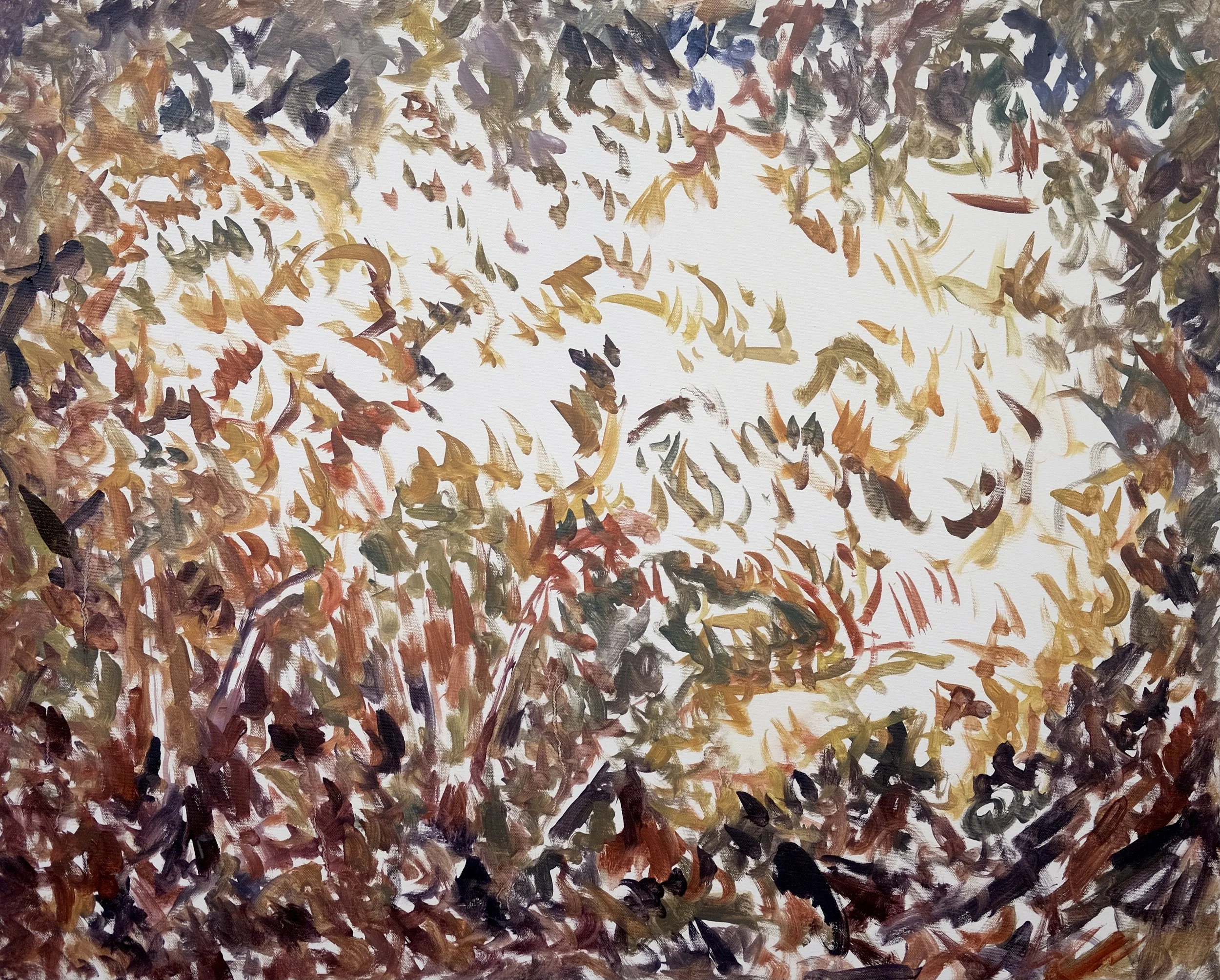  O’Neill Cushman oil painting en plain air Quince Trees Cognassier series Marchutz School artist landscape painter 