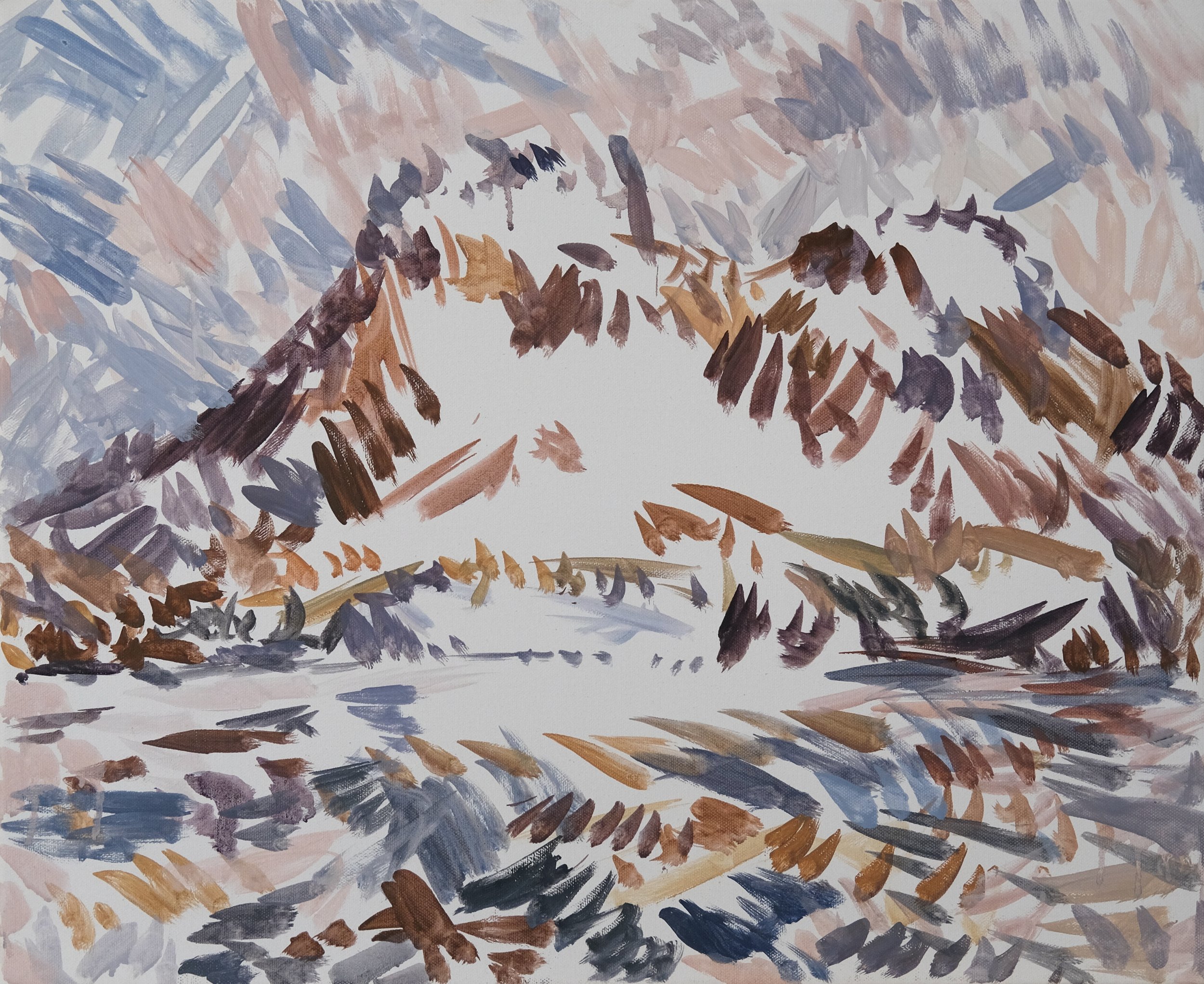  O’Neill Cushman oil painting en plain air Les Dents de Lanfon and Lac d’Annecy series Marchutz School artist painter 