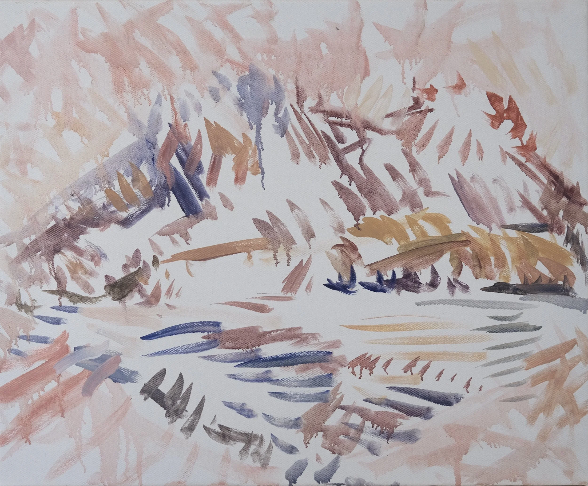  O’Neill Cushman oil painting en plain air Les Dents de Lanfon and Lac d’Annecy series Marchutz School artist painter 