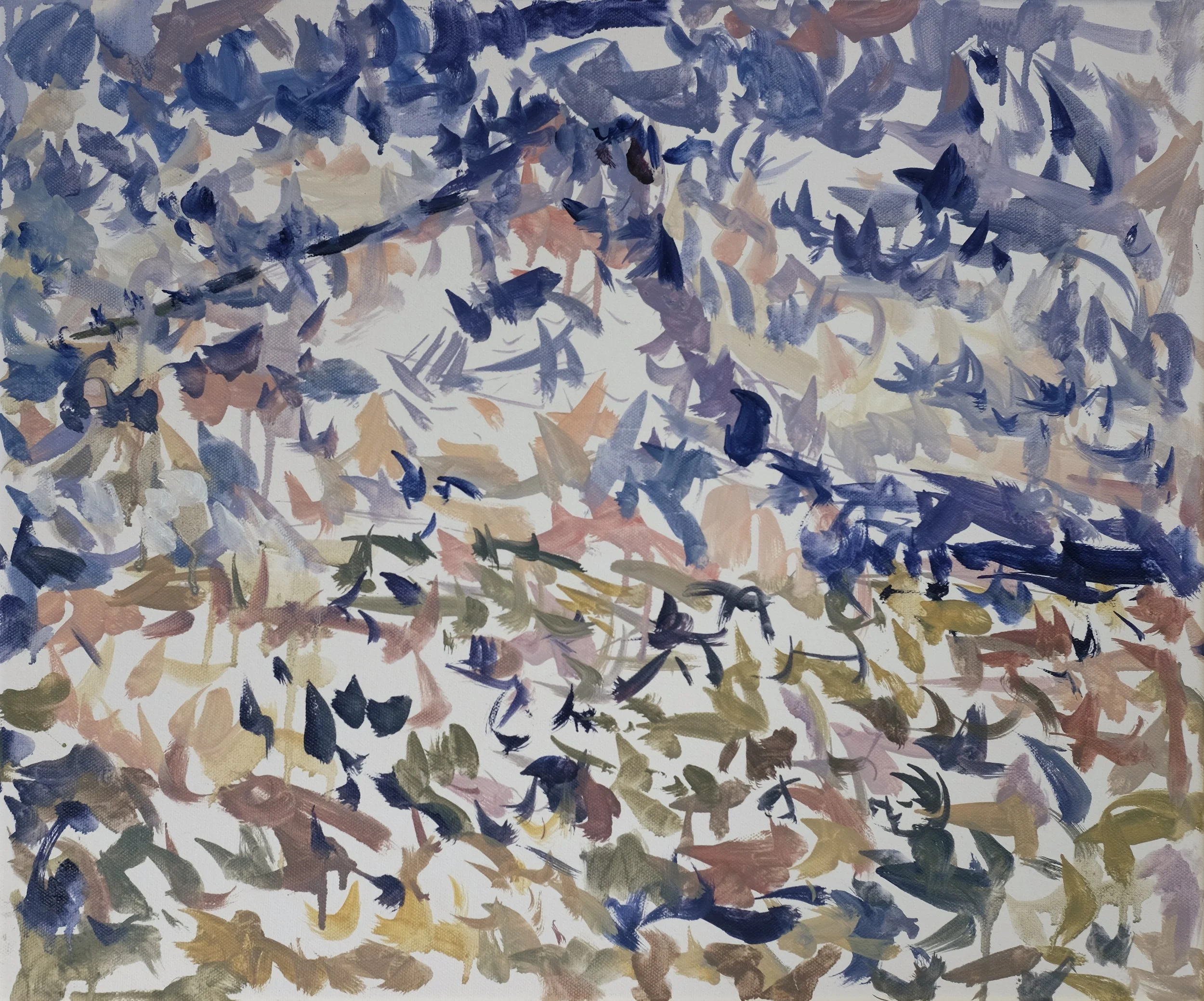  O’Neill Cushman oil painting en plain air Mont Sainte Victoire from the Bibemus Plateau series in Aix en Provence Marchutz School artist 