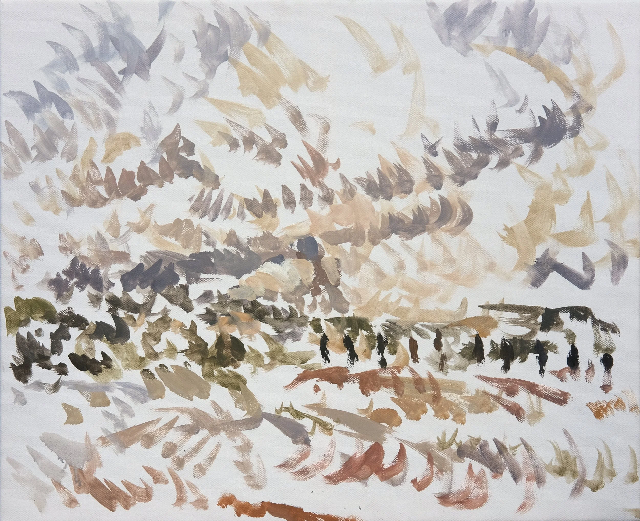  O’Neill Cushman oil painting en plain air Mont Sainte Victoire from the Chemin des Lauves series in Aix en Provence Marchutz School artist 