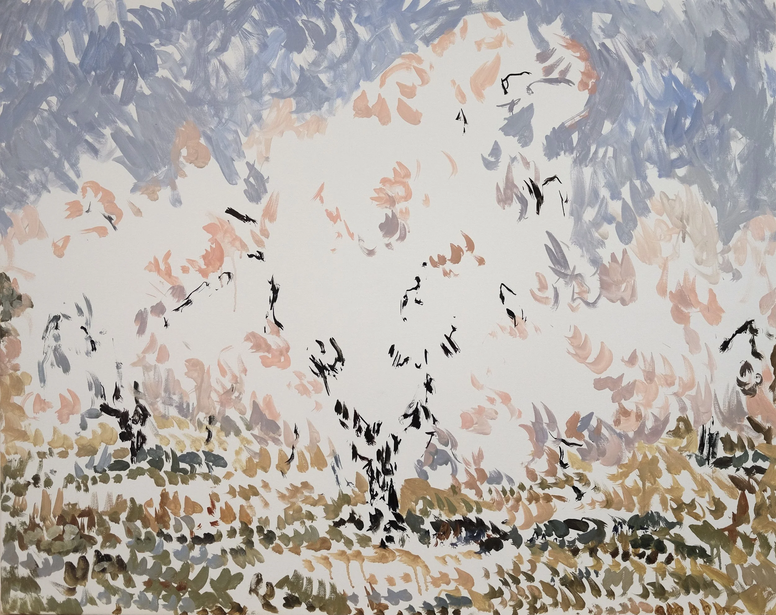 Amandiers en fleurs peints par O’Neill Cushman