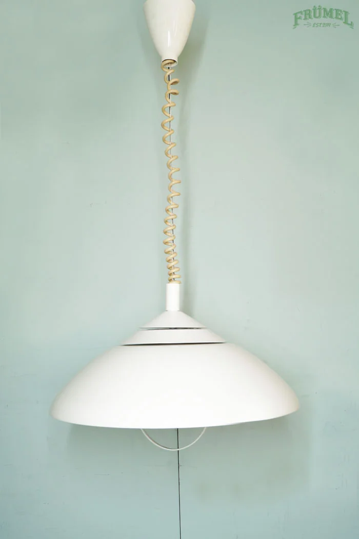 VINTAGE WITTE TREKLAMP