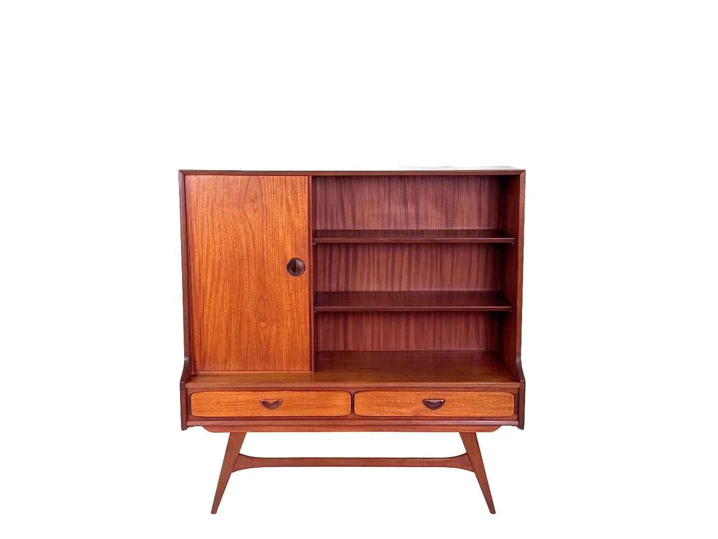 Louis van Teeffelen kast voor Wébé, teakhout mid-century Dutch design jaren 60.