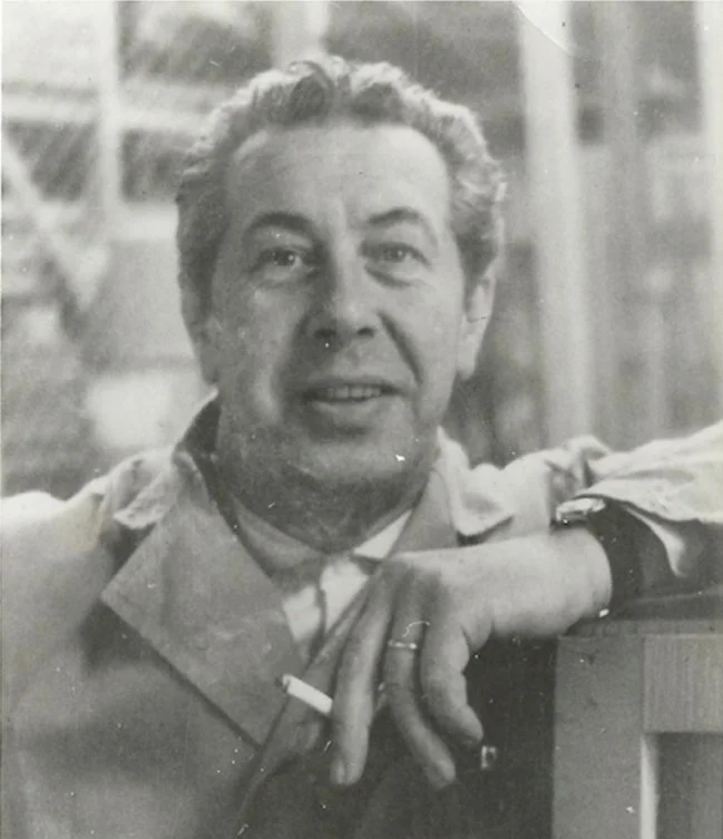 Louis van Teeffelen met sigaret