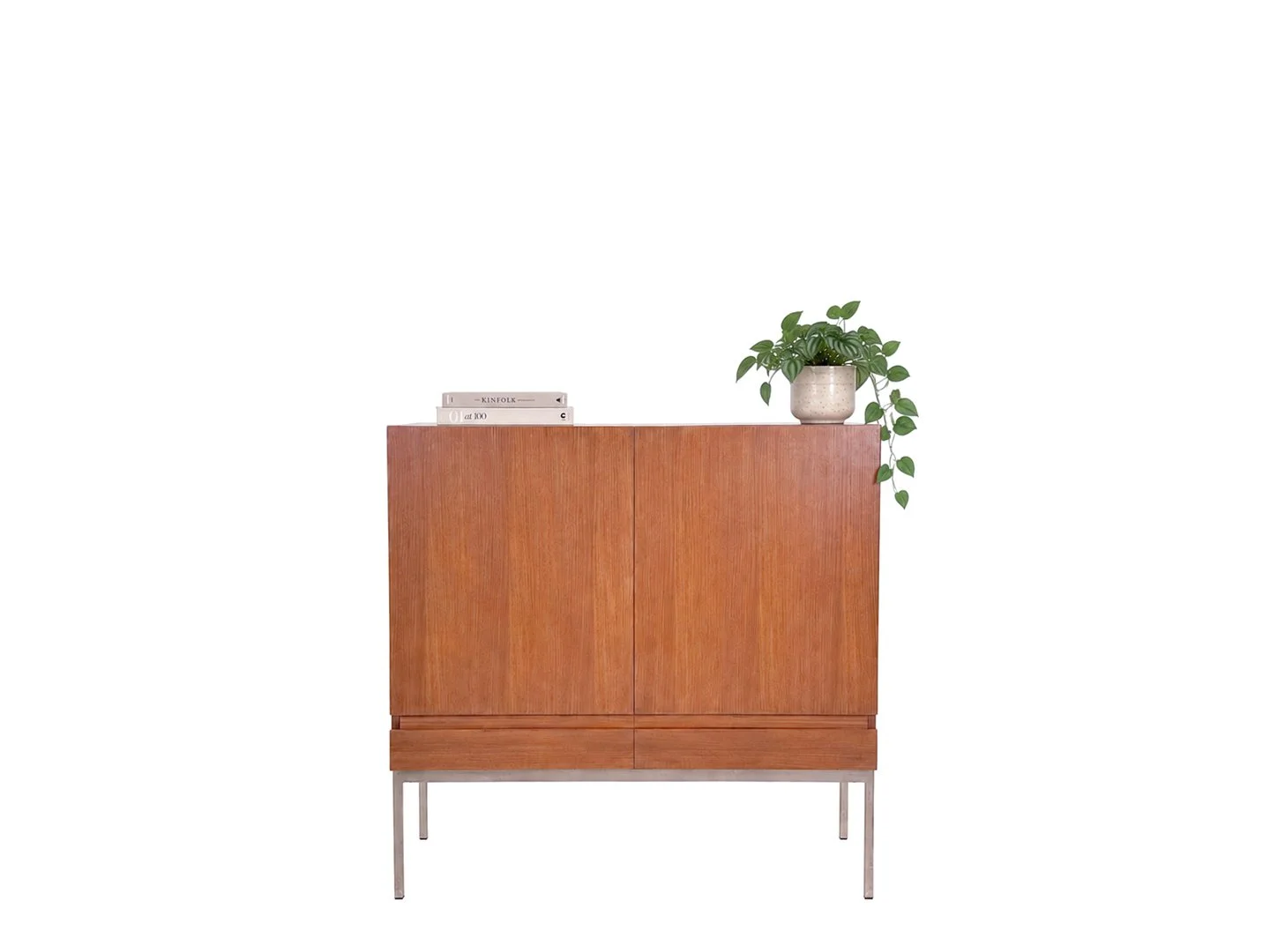 Mid-century teak highboard S21 by Dieter Waeckerlin for Behr