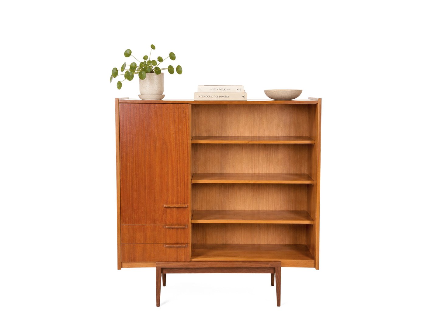 vintage cabinet with display case by František Mezulánik for Up Závody