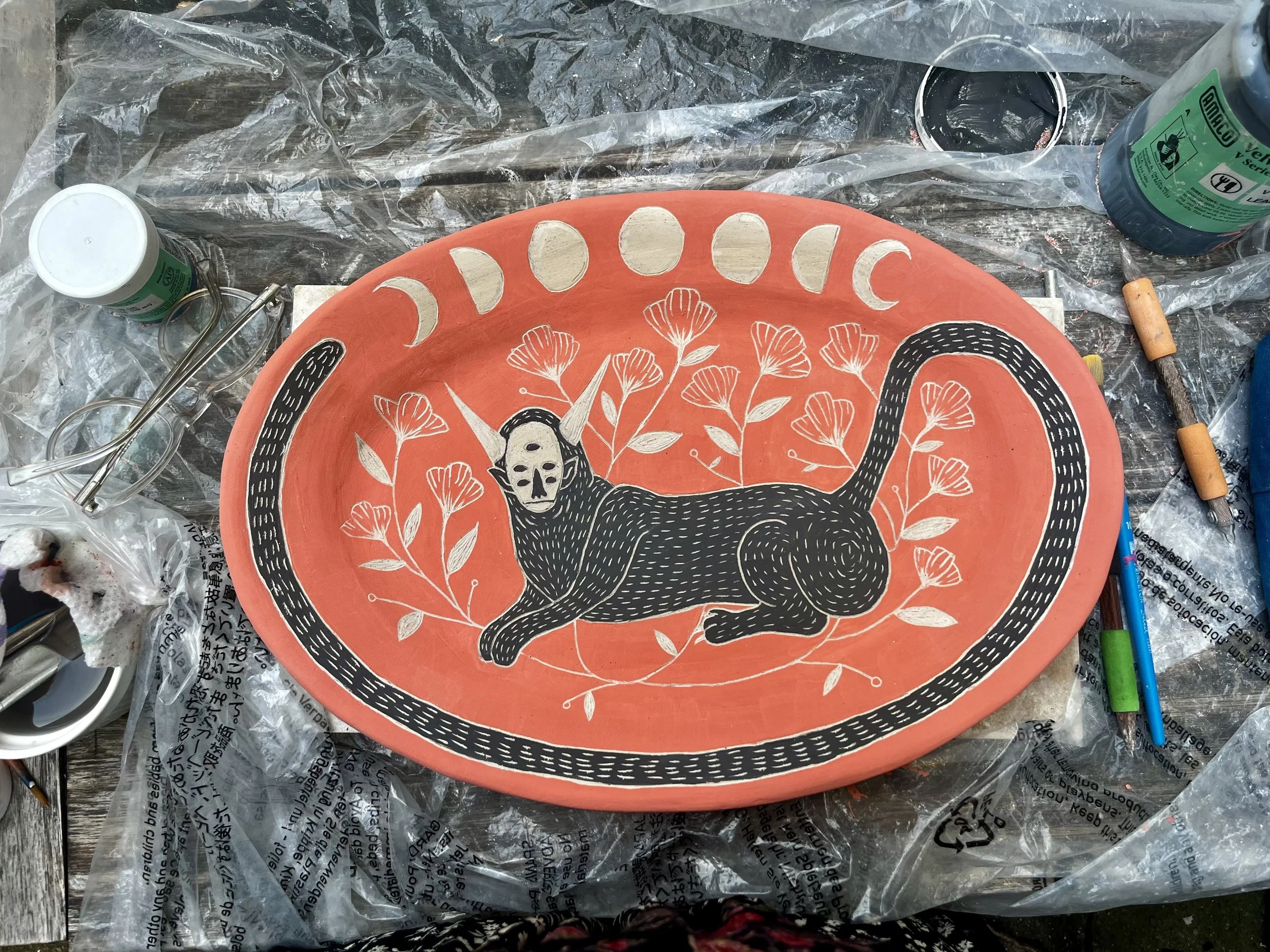 Sgraffito Workshop with Member Artist Nika Gorini - 1/31