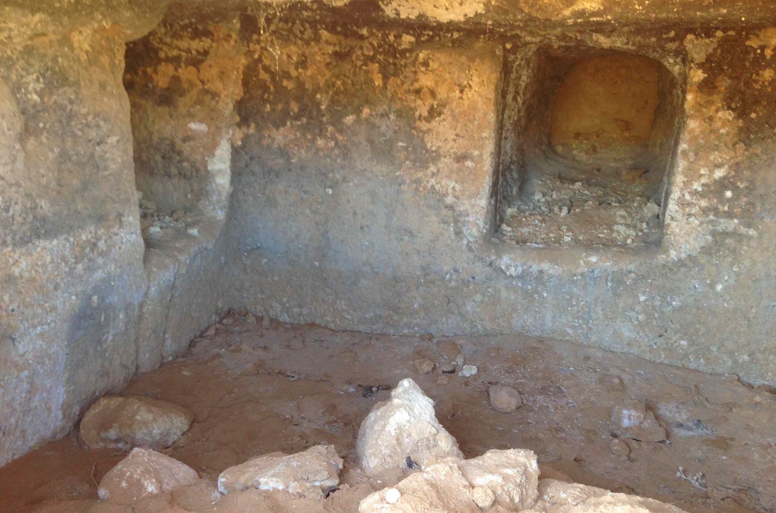  Roman cisterns and reservoirs still used by local farmers to store the surface running water, 36 of which still exist in the area 