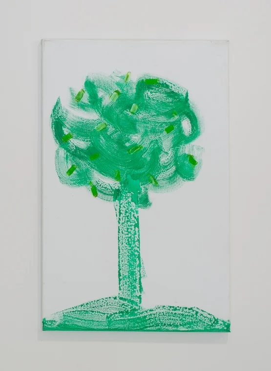 1. Václav Girsa Strom 2010, akryl na plátně 70 x 45 cm