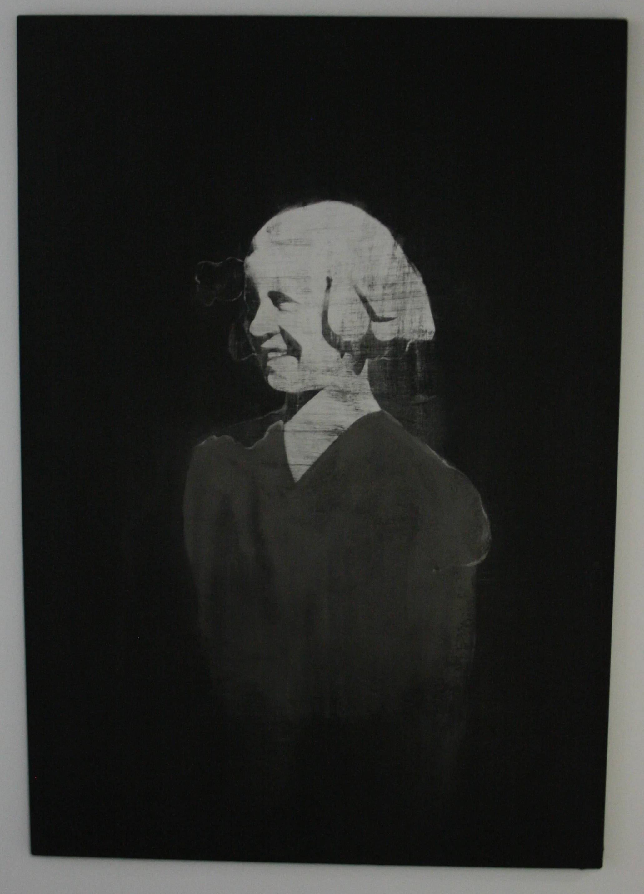 Petr Nikl, Sluncem zalitá, 2015, 136 x 195 cm, olej na pl., hliníkový pigment 