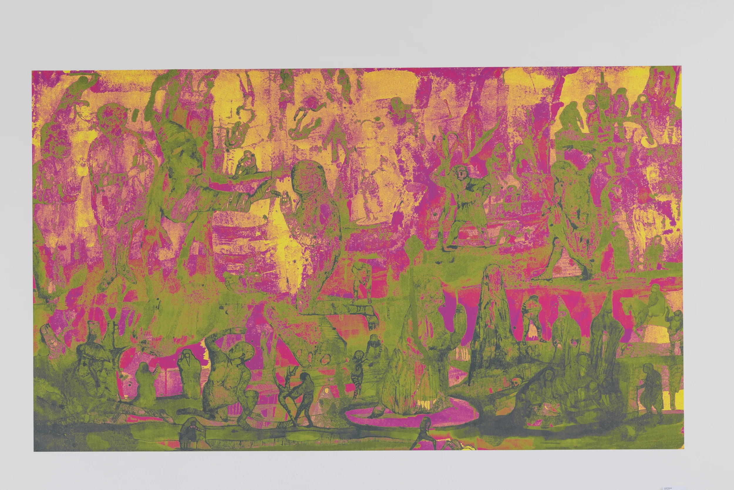 Josef Zlámal, bez názvu, 2015, digitální tisk na samolepce, 135 x 230 cm