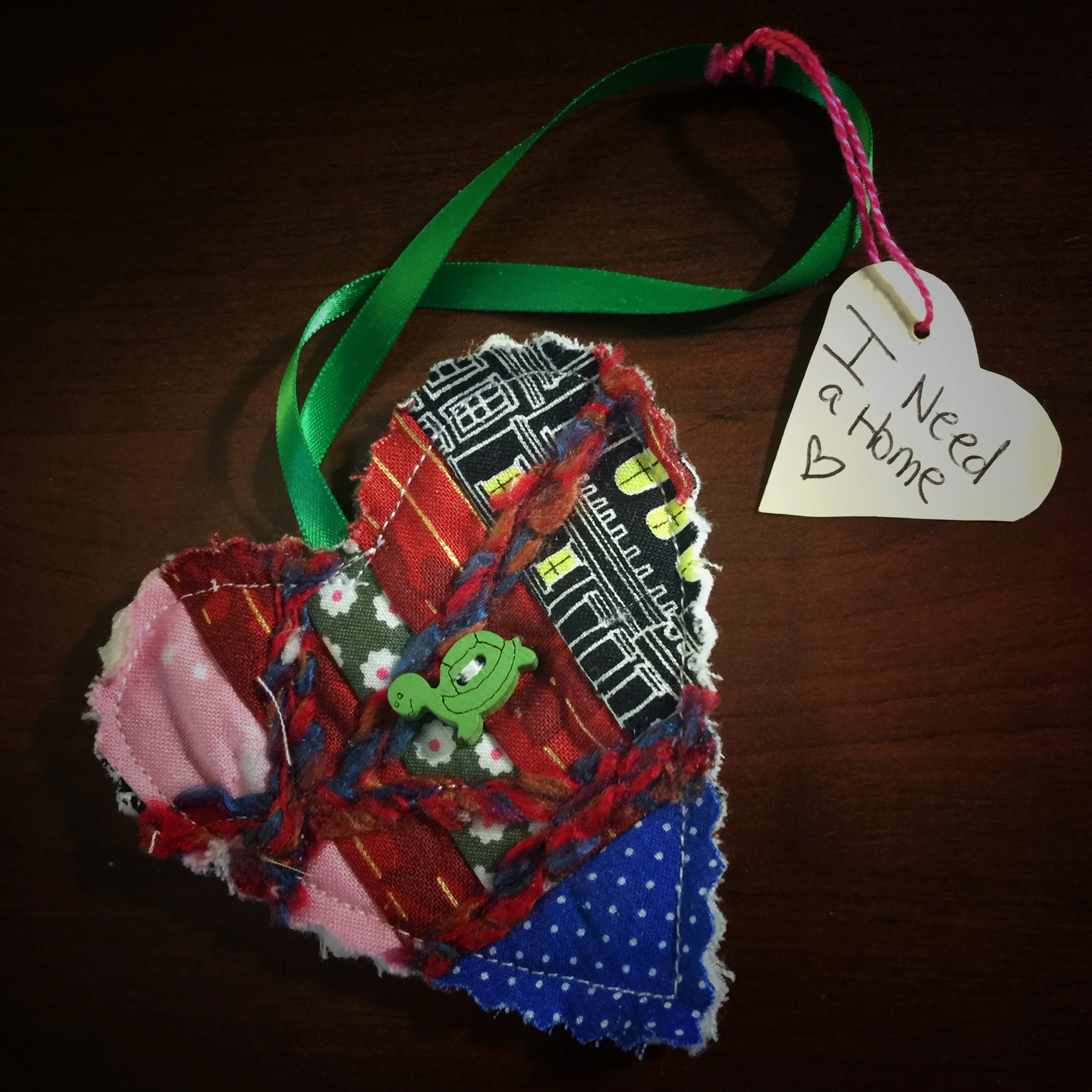 The quilted heart I serendipitously found during my one-day visit to the George Eastman Museum in Rochester, New York. (Photo by Dominique James)