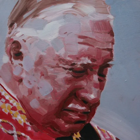 Pinochet Crying 2006 Oil/Canvas 24 x 24